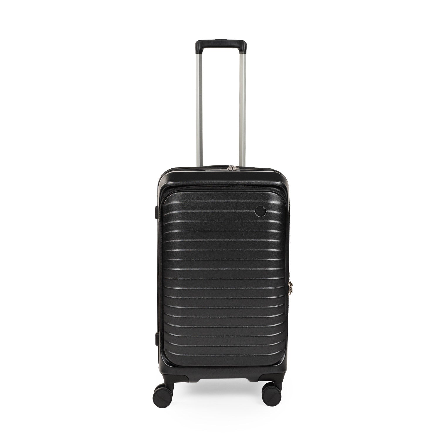 CROSSING INVI TRUNK 26" Medium Expandable Luggage With Front & Middle Access - Black