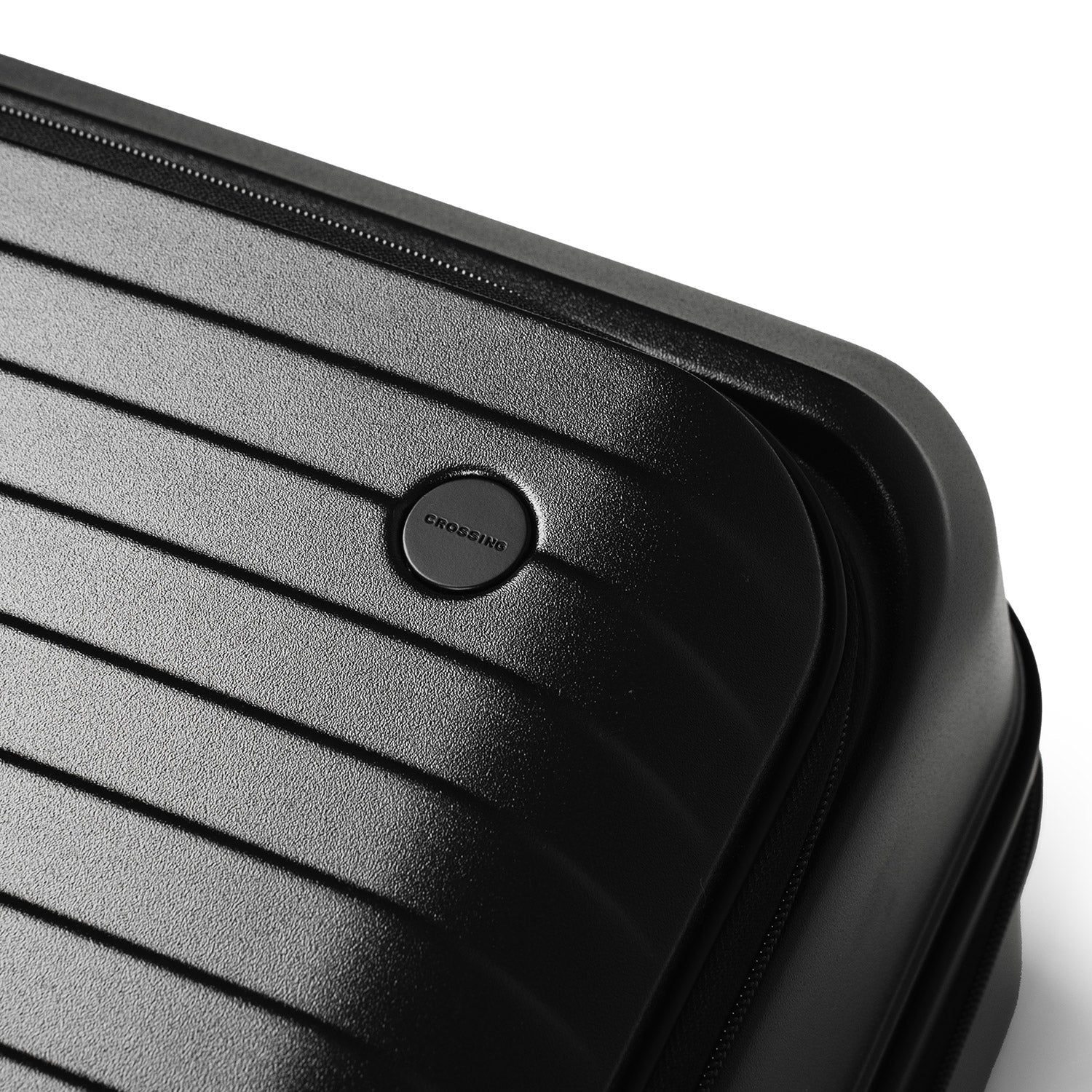 CROSSING INVI TRUNK 26" Medium Expandable Luggage With Front & Middle Access - Black