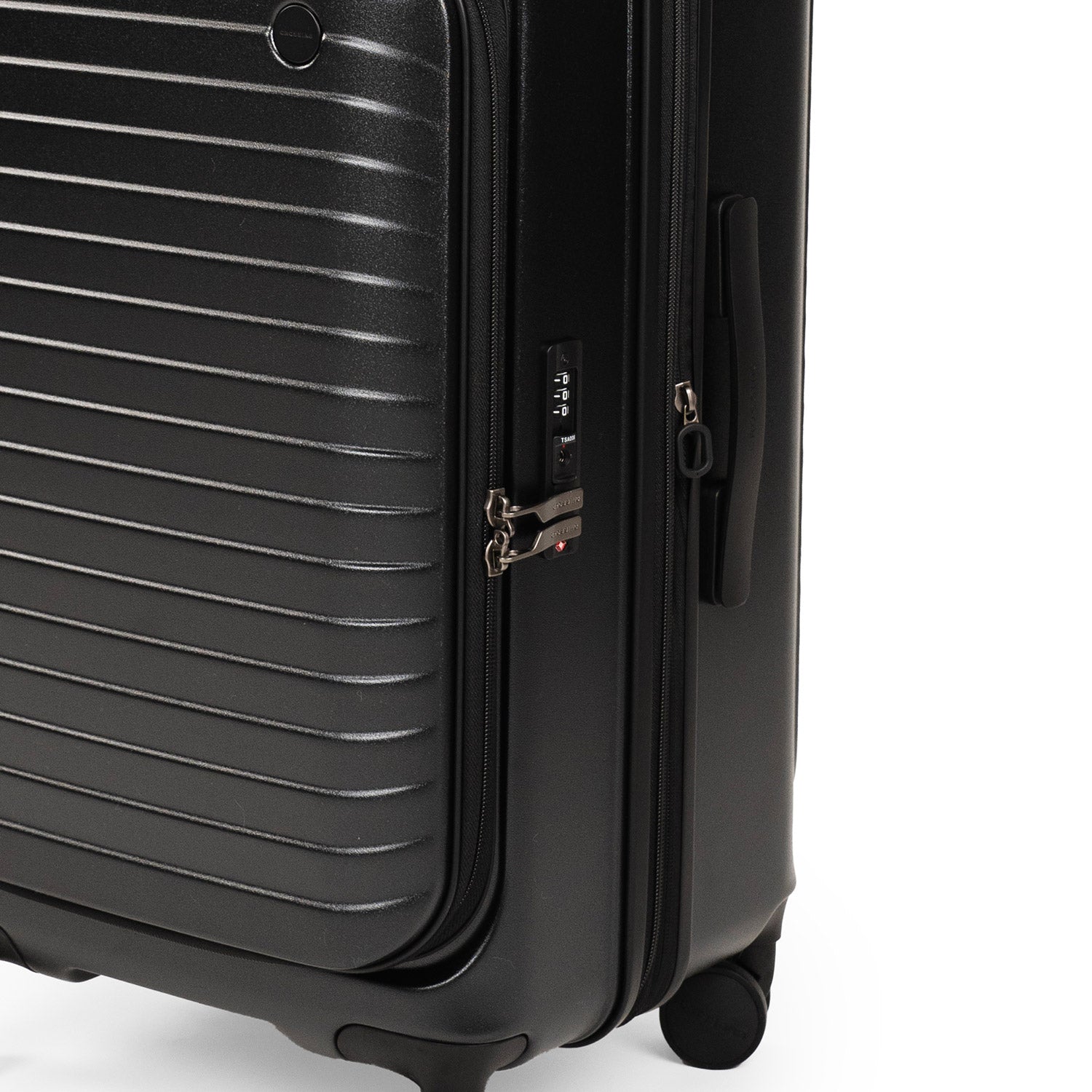 CROSSING INVI TRUNK 26" Medium Expandable Luggage With Front & Middle Access - Black