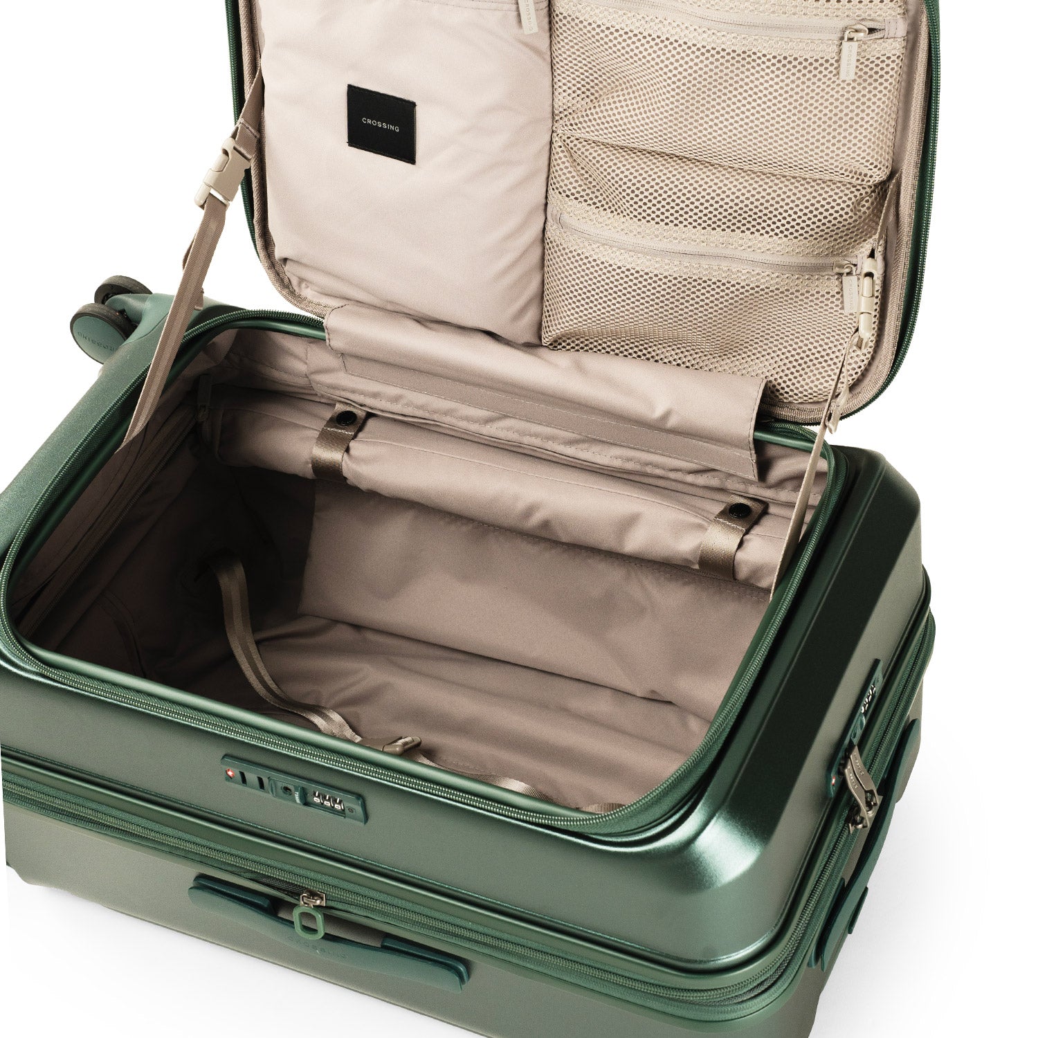 CROSSING INVI TRUNK 26" Medium Expandable Luggage With Front & Middle Access - Squash