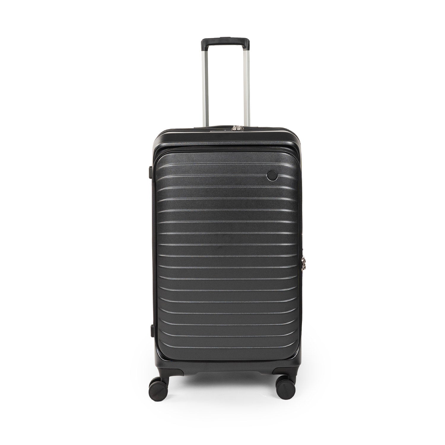 CROSSING INVI TRUNK 30" Large Expandable Luggage With Front & Middle Access - Black