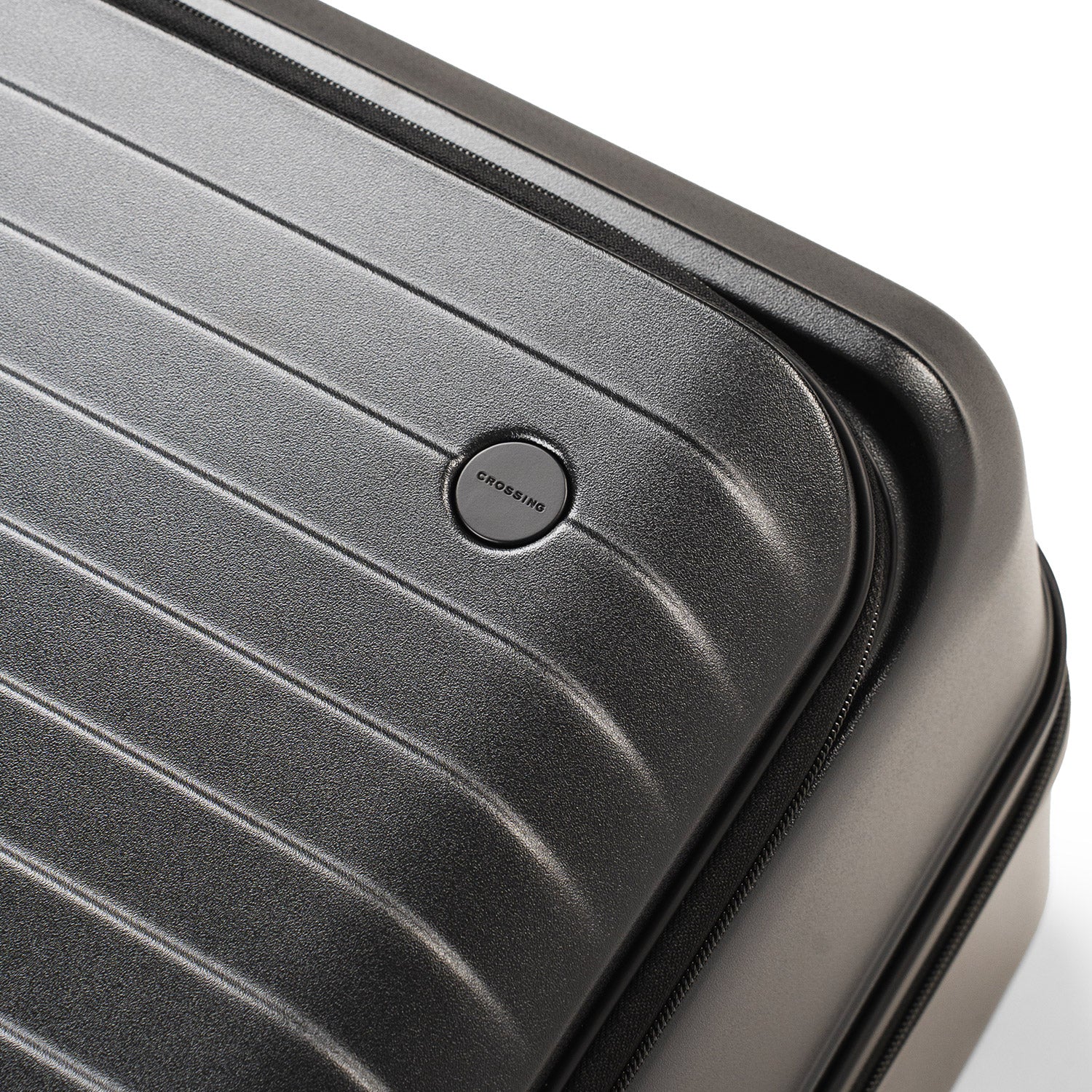 CROSSING INVI TRUNK 30" Large Expandable Luggage With Front & Middle Access - Black