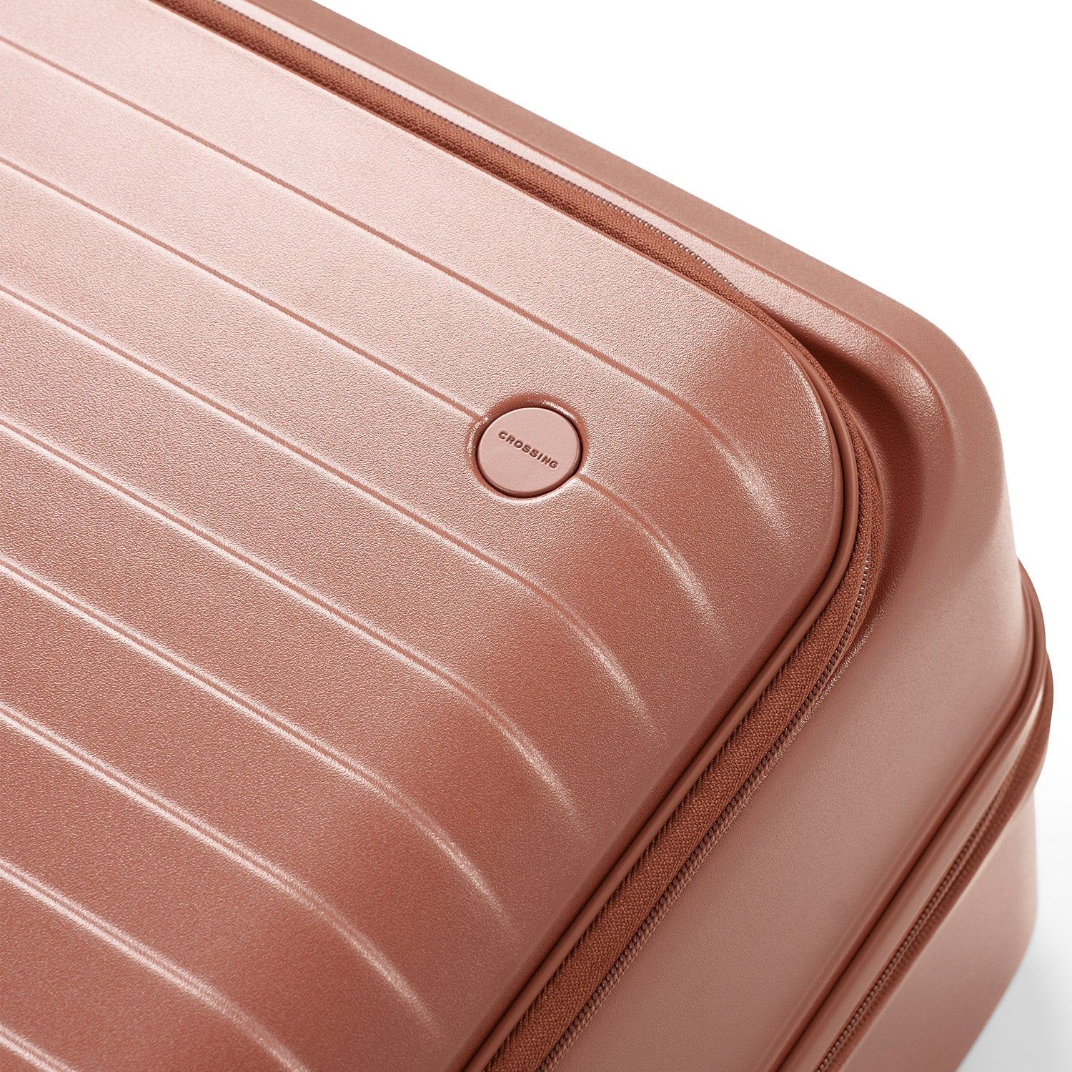 CROSSING INVI TRUNK 30" Large Expandable Luggage With Front & Middle Access - Brick