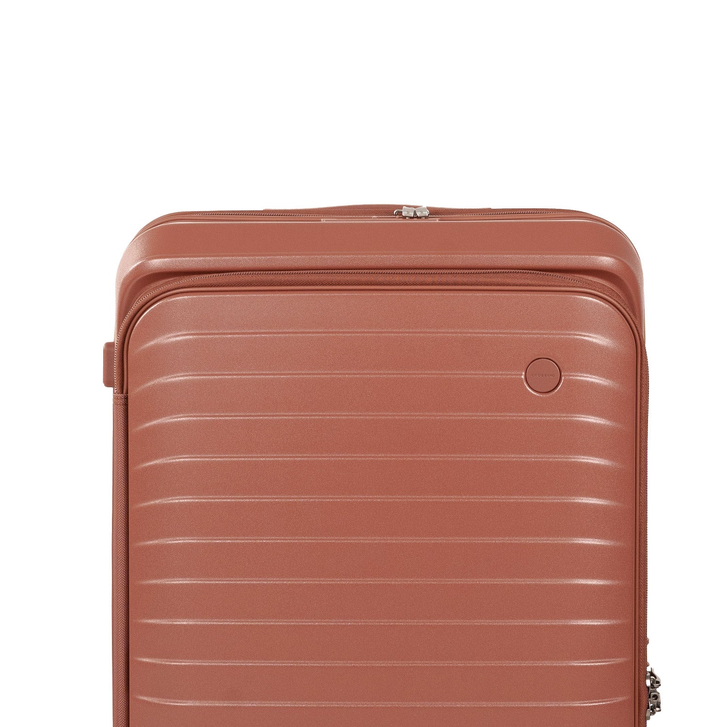 CROSSING INVI TRUNK 30" Large Expandable Luggage With Front & Middle Access - Brick