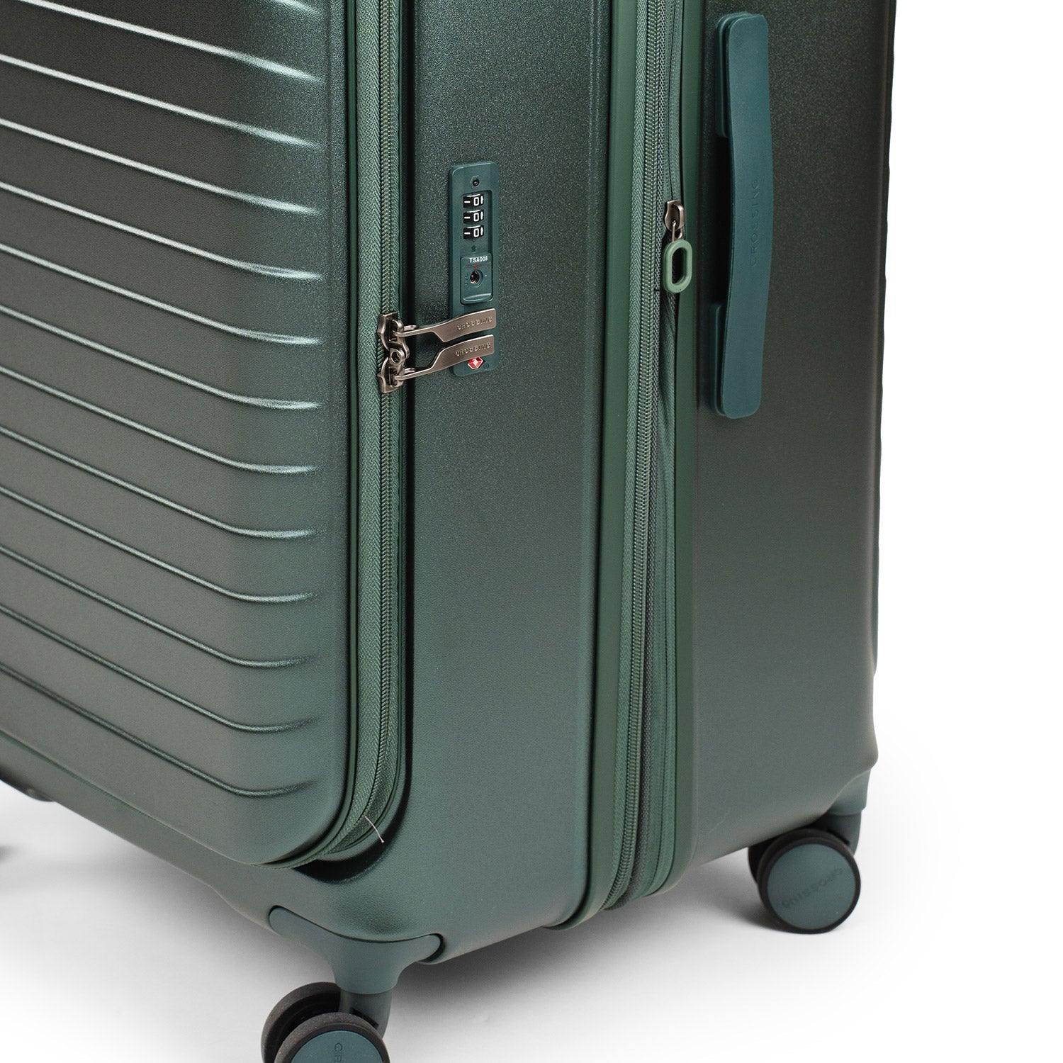 CROSSING INVI TRUNK 30" Large Expandable Luggage With Front & Middle Access - Squash