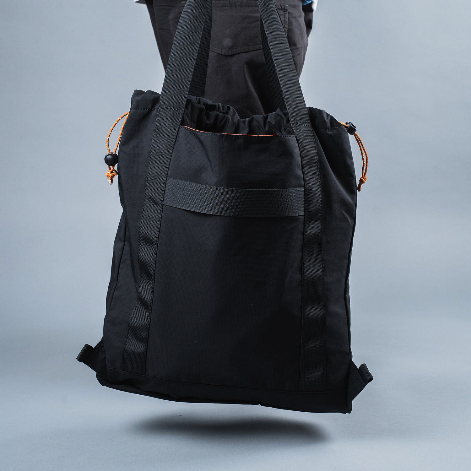 Crossing Jack Drawstring Totepack - Black