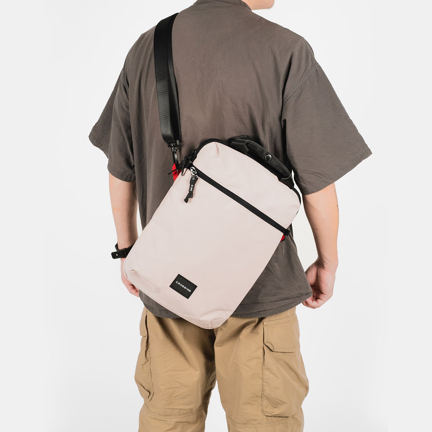 Crossing Jet Set Laptop Sleeve 13” Bag with RFID - White