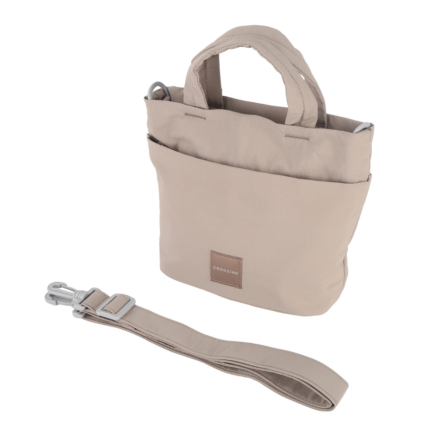 Crossing Jill Anti-Theft RFID Dual Carry Crossbody Bag V3 - Light Grey