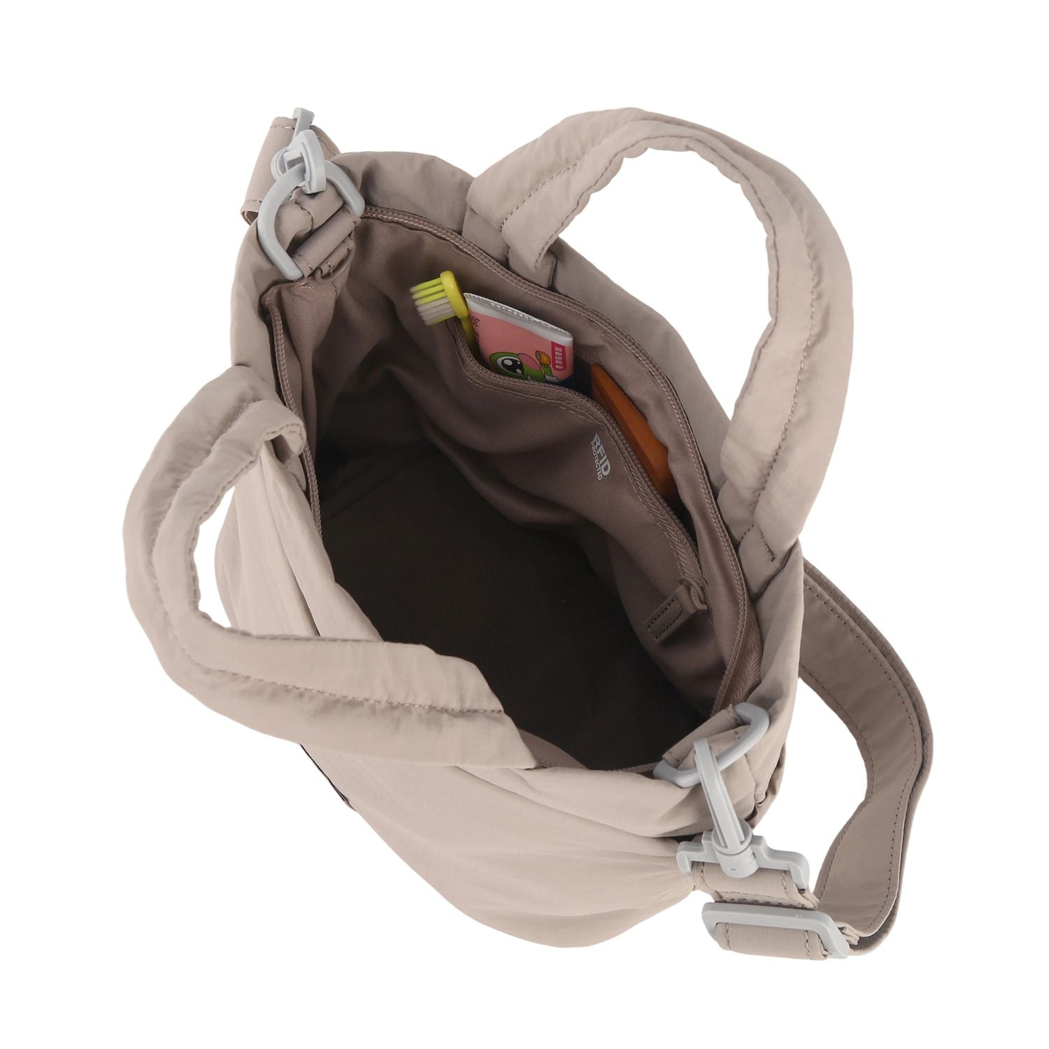 Crossing Jill Anti-Theft RFID Dual Carry Crossbody Bag V3 - Light Grey