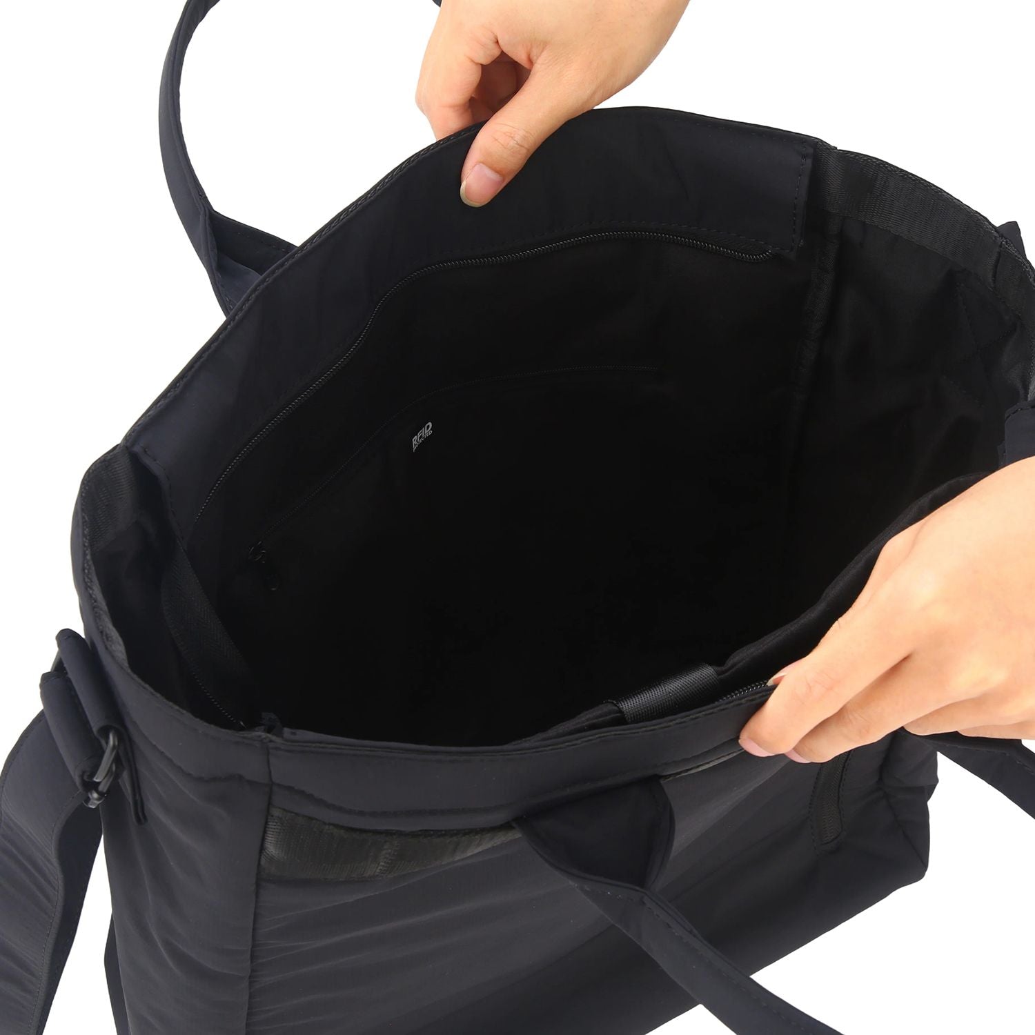 Crossing Joel Dual Carry Tote Bag V3 - Black