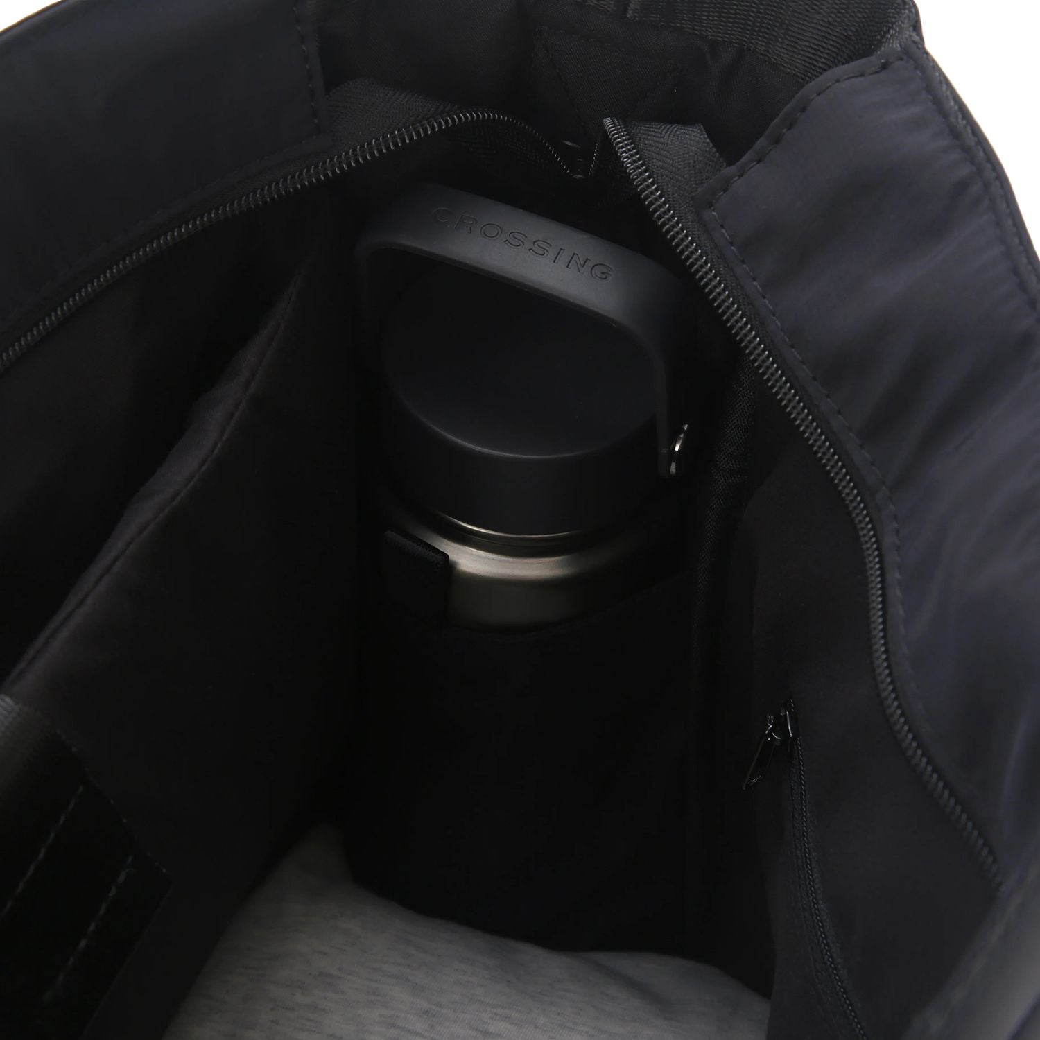 Crossing Joel Dual Carry Tote Bag V3 - Black