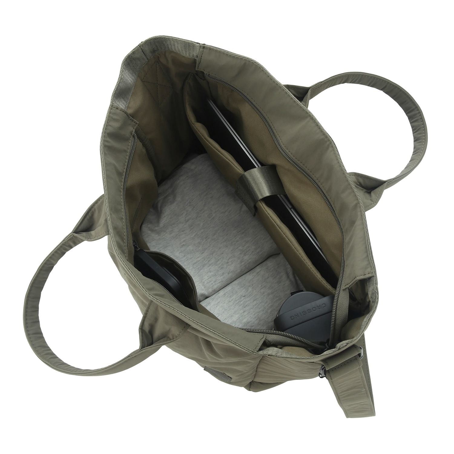 Crossing Joel Dual Carry Tote Bag V3 - Green