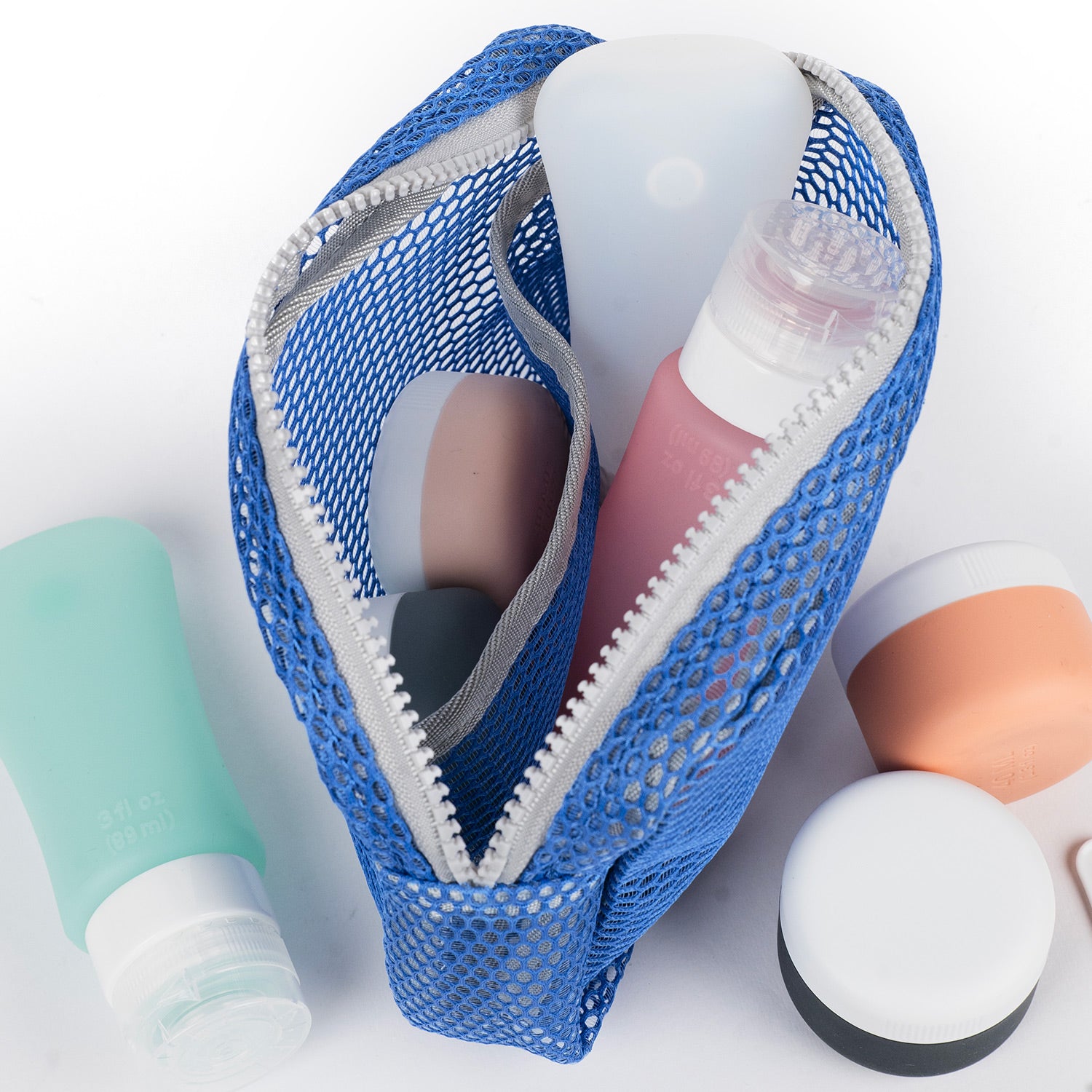 Crossing Jules Everywhere Mesh Pouch (Small) - Blue/Grey