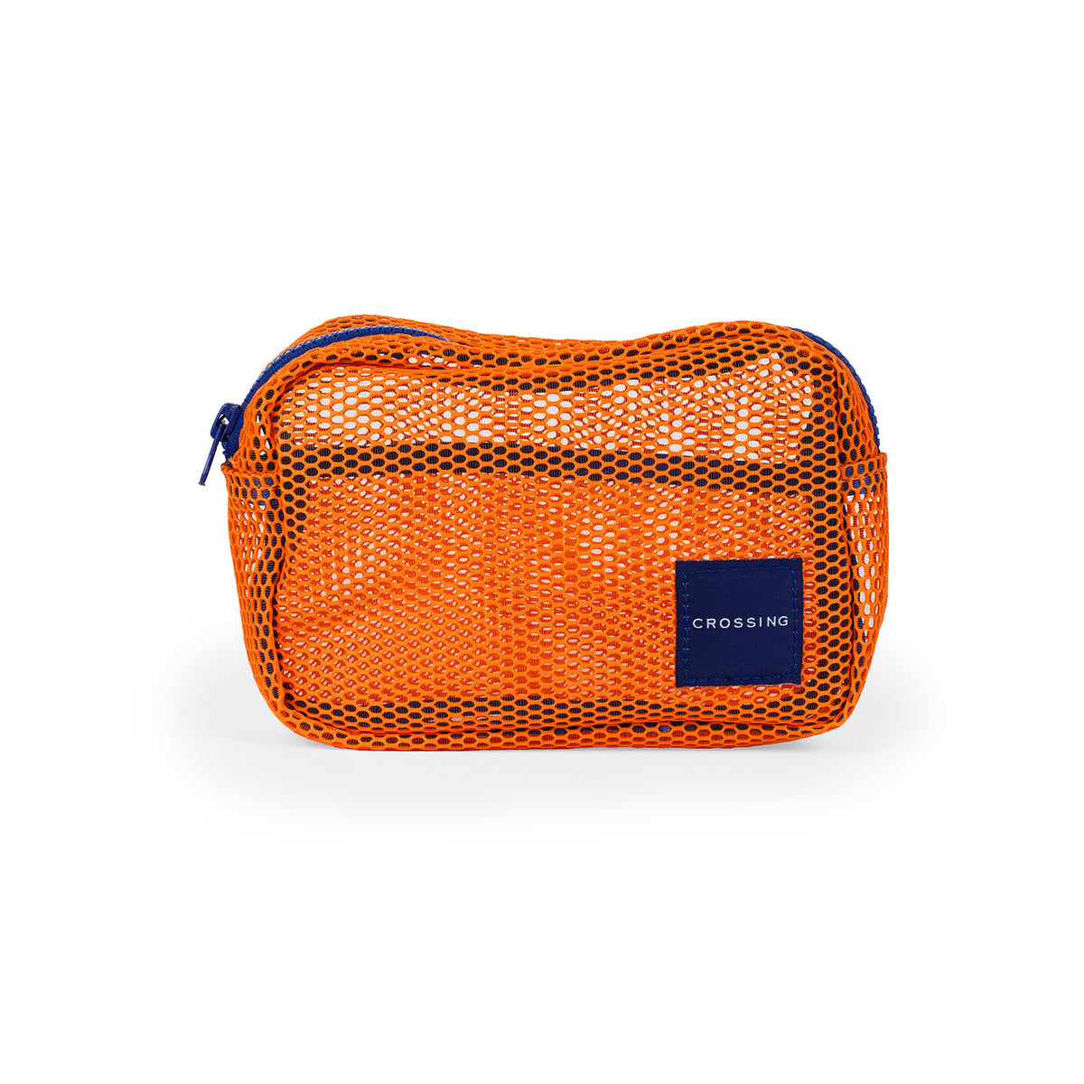 Crossing Jules Everywhere Mesh Pouch (Small) - Orange/Blue