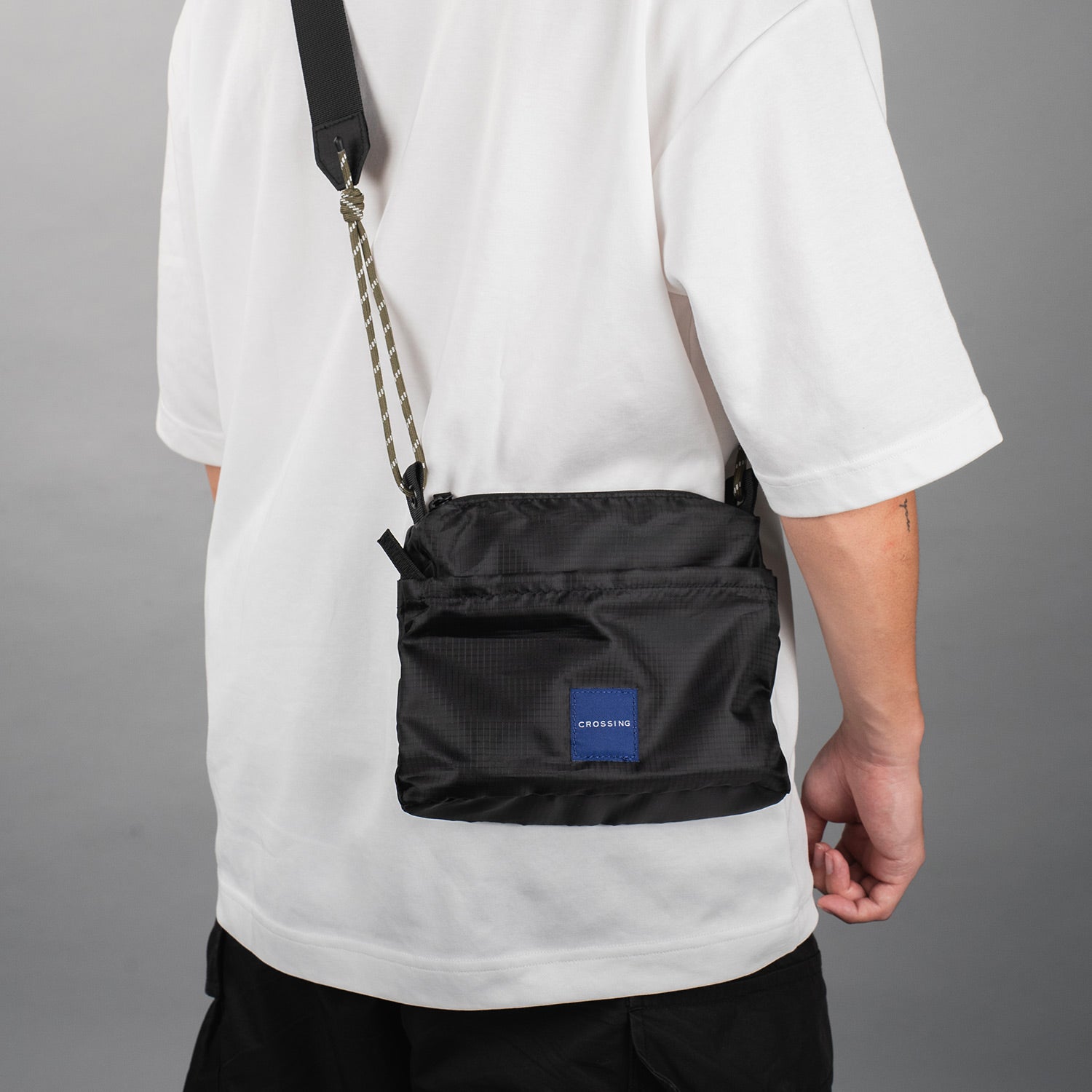 Crossing Kai Crossbody Bag - Black