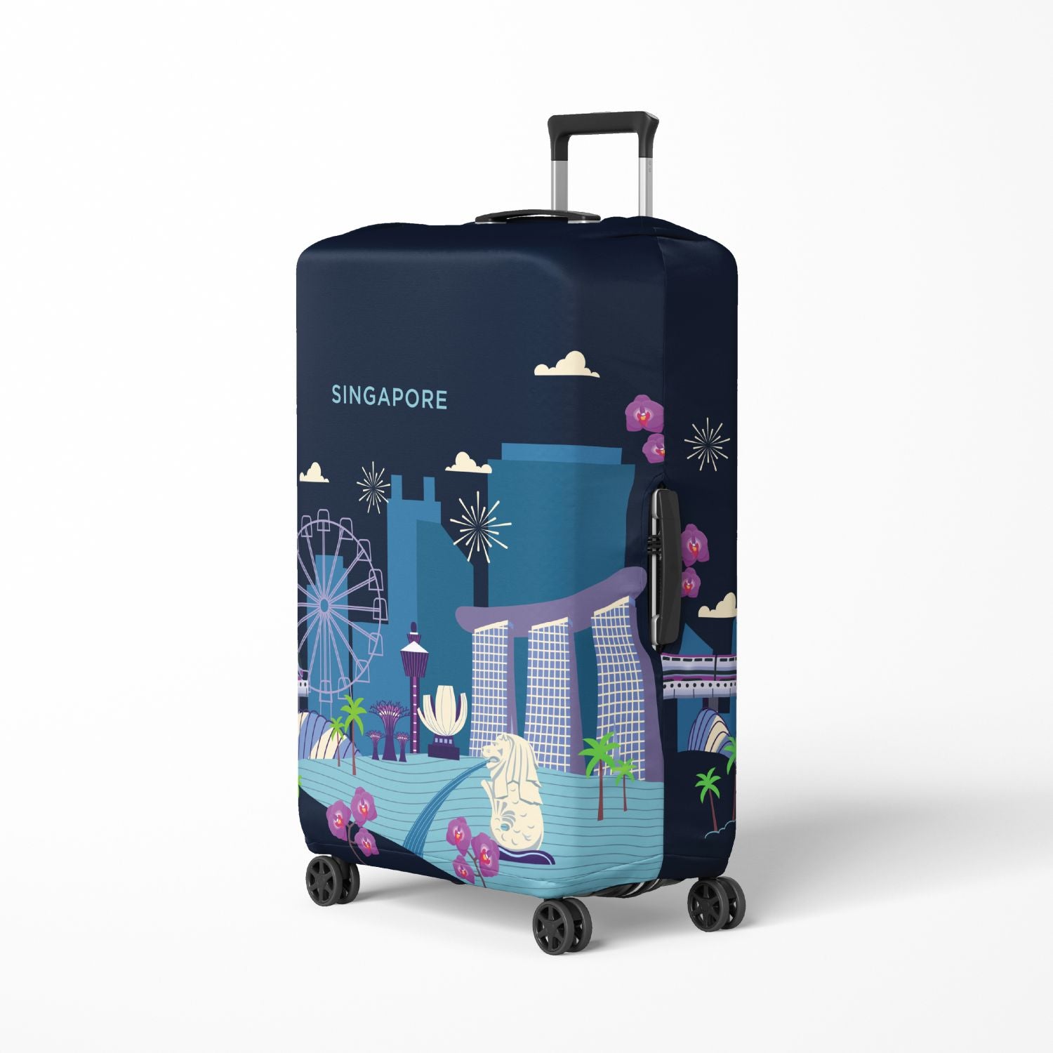 Crossing Luggage Cover M (23"-26”) - Celebration Singapore
