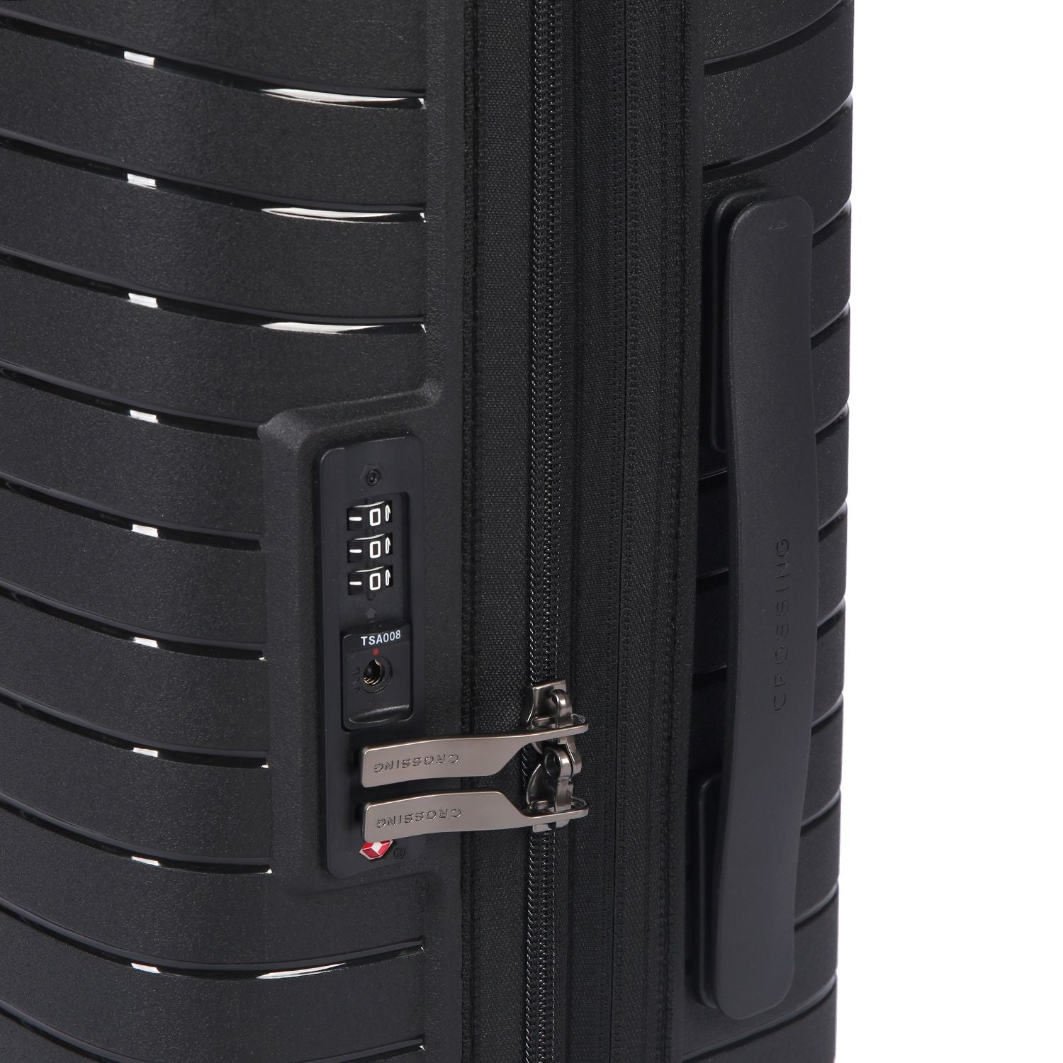 Crossing LYTE Polypropylene Carry On Luggage - Black