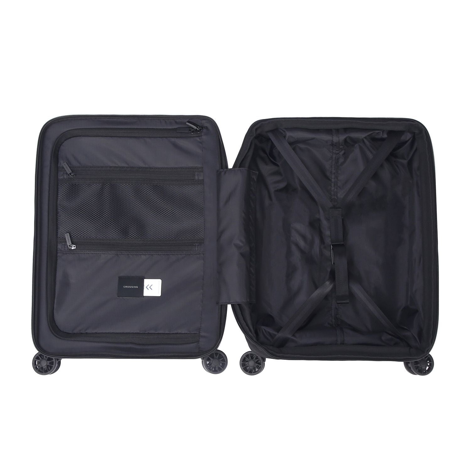Crossing LYTE Polypropylene Carry On Luggage - Black