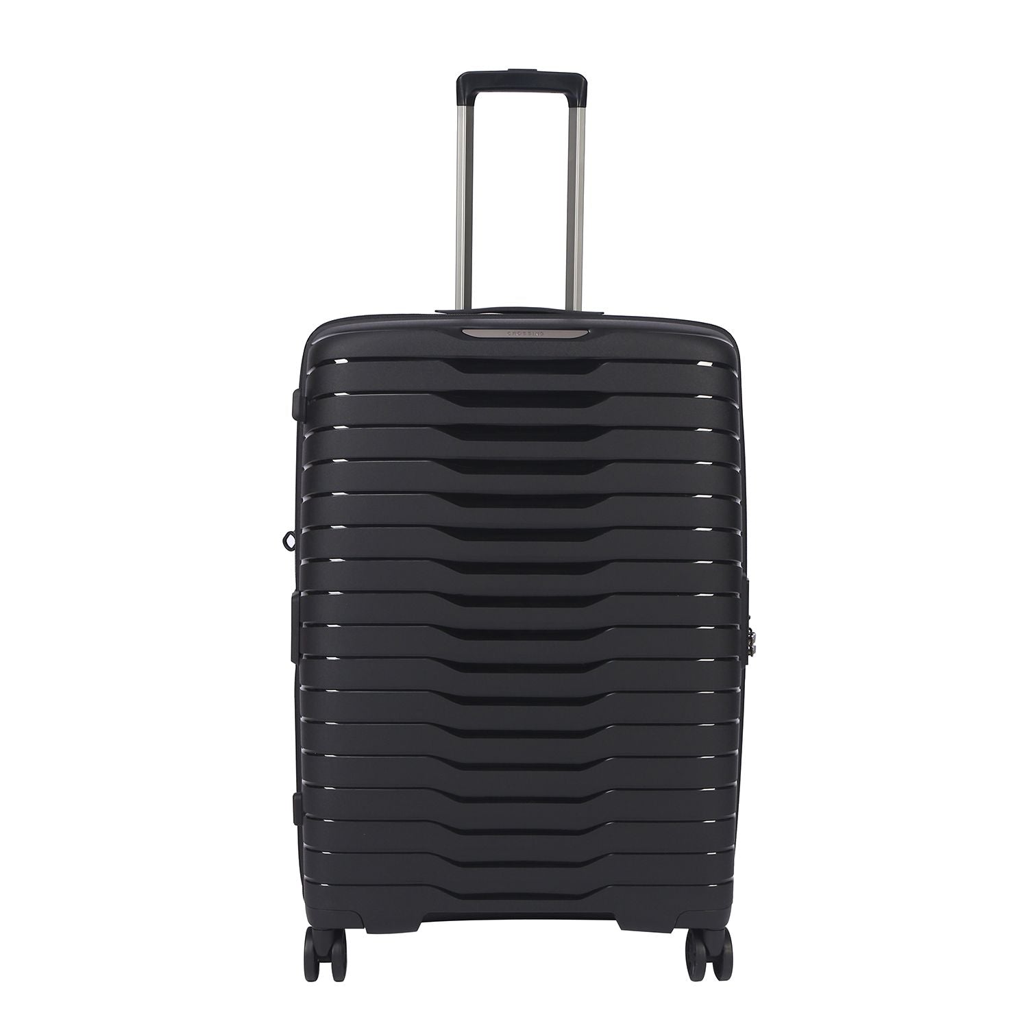 Crossing LYTE Polypropylene Large Expandable Luggage - Black
