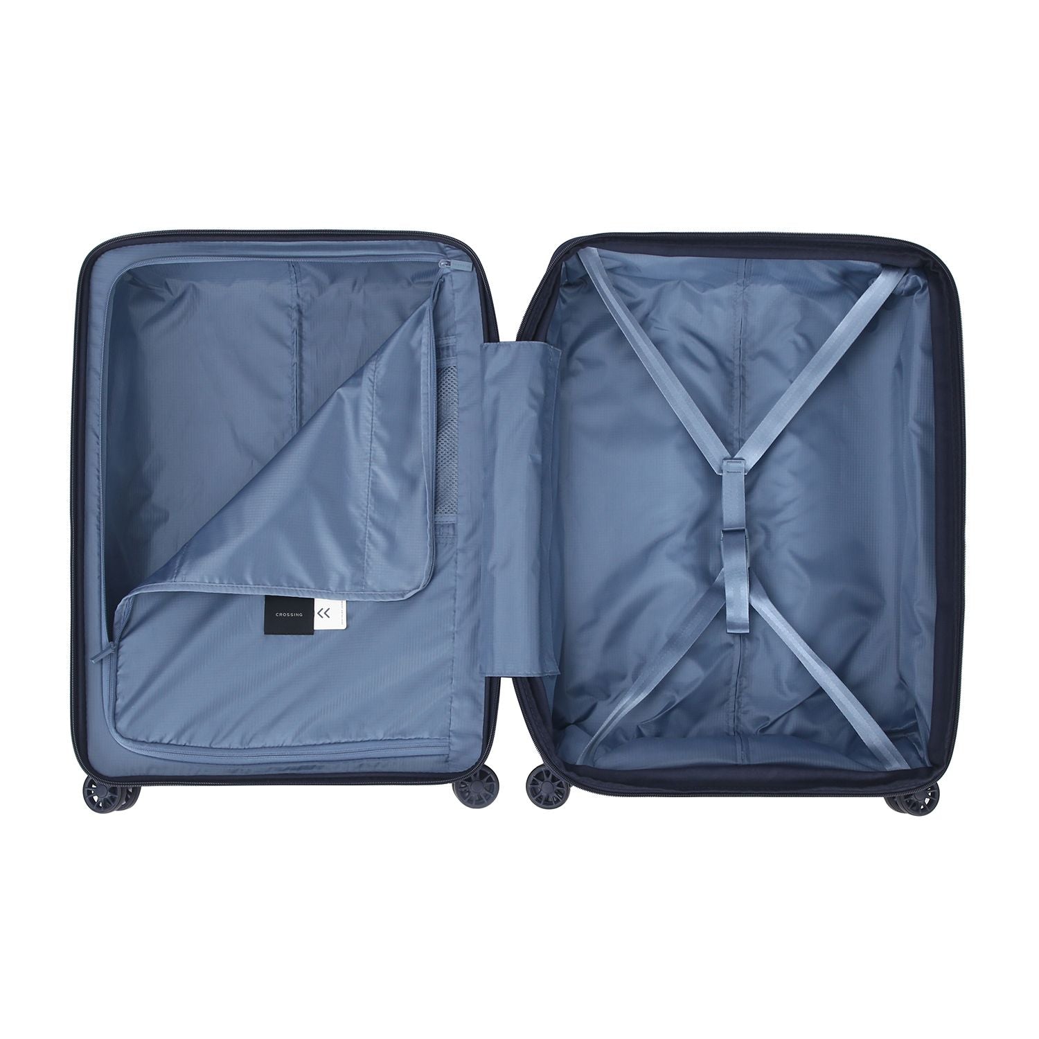 Crossing LYTE Polypropylene Large Expandable Luggage - Navy