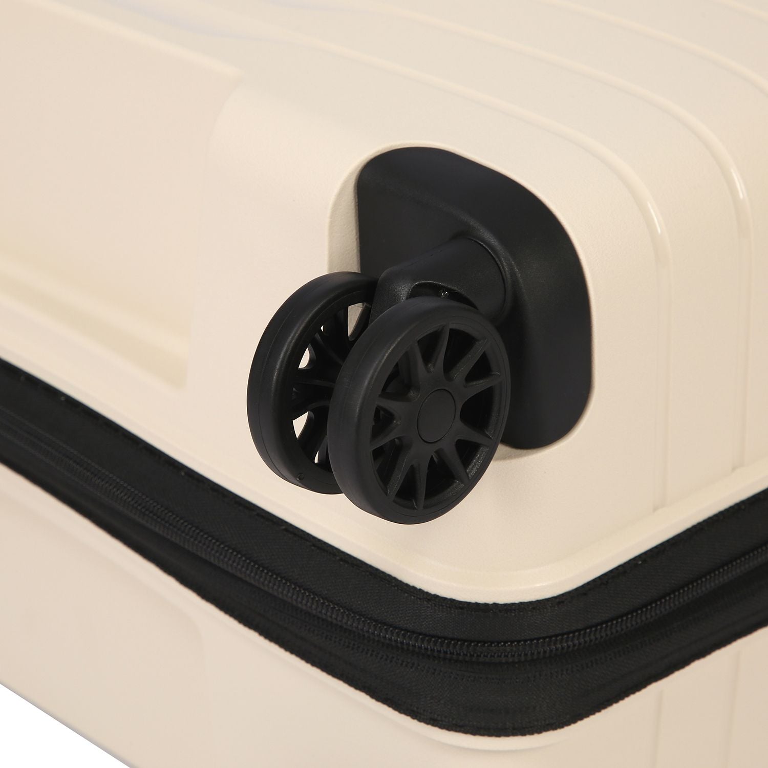 Crossing LYTE Polypropylene Large Expandable Luggage - Sandwhite