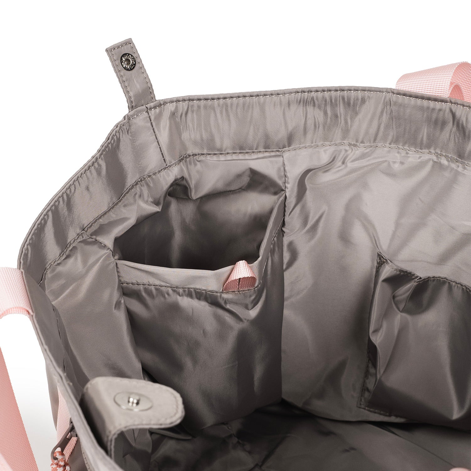 Crossing Meg Dual Carry Mesh Tote Bag - Grey/Pink