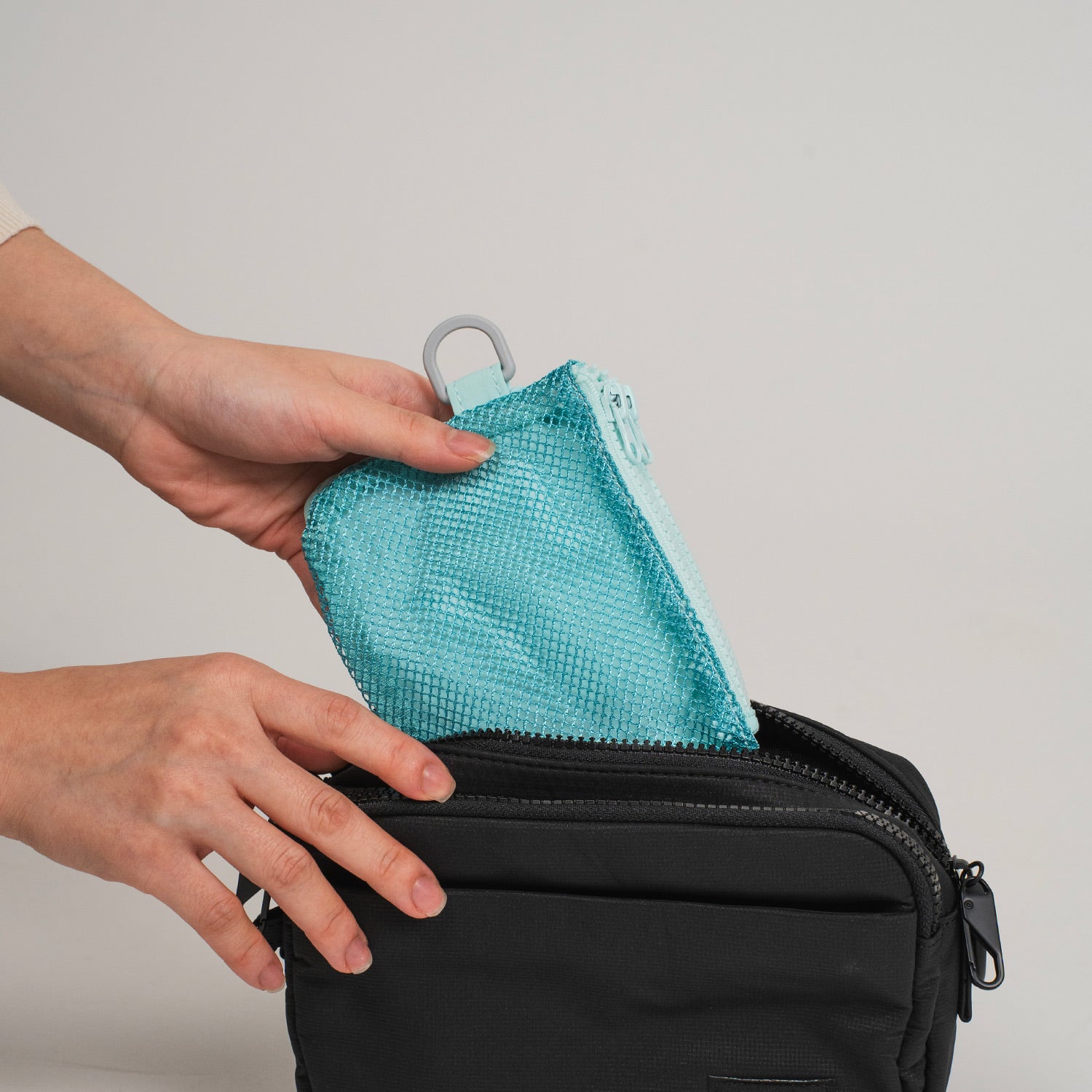 Crossing Mia Double Pocket Mesh 2Pcs Set - Mint