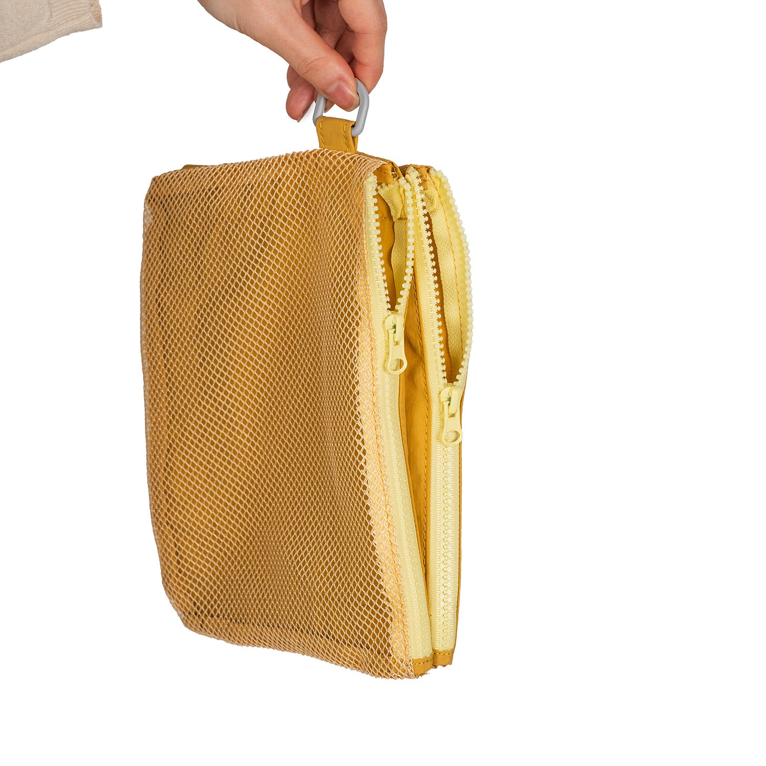 Crossing Mia Double Pocket Mesh 2Pcs Set - Yellow Mustard