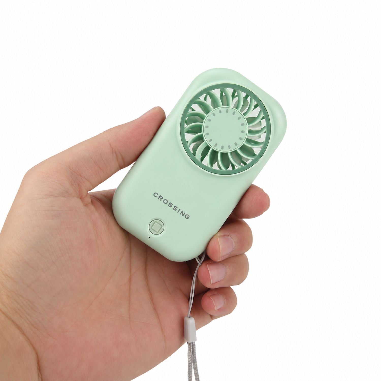 Crossing Mini Handheld Fan - Green