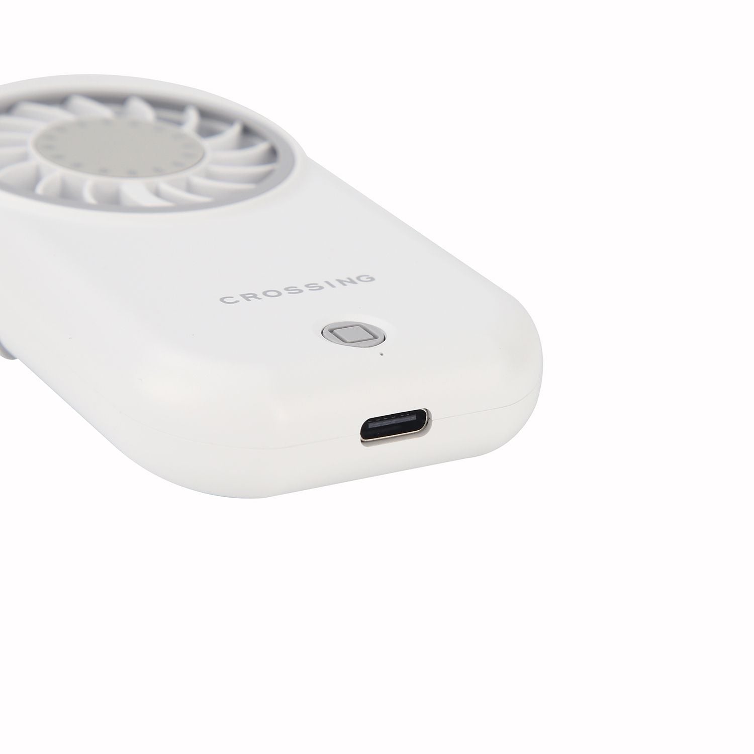 Crossing Mini Handheld Fan - White