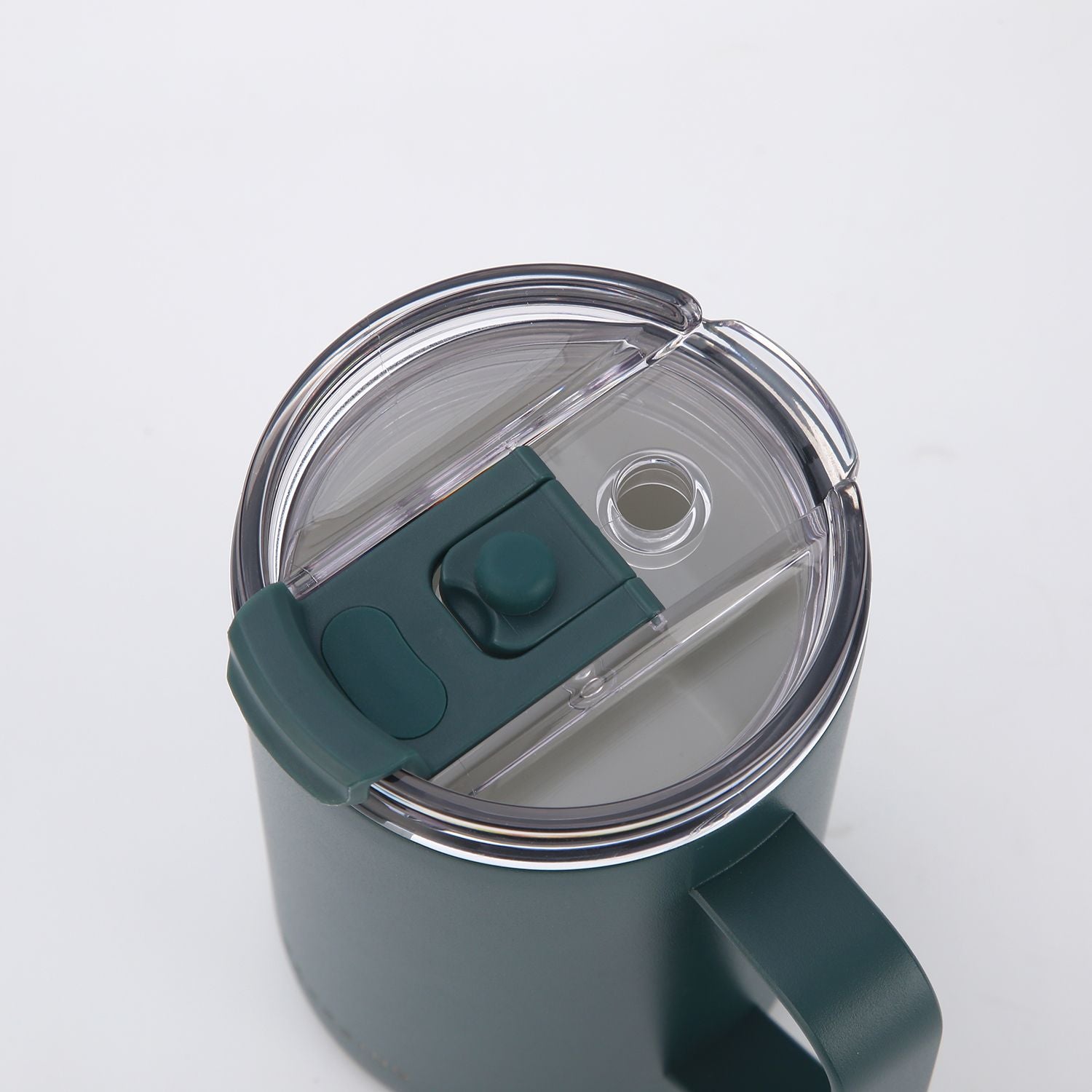 Crossing Neo V2 Insulated S/S Leakproof Lid Ceramic Mug W Handle And Silicone Base 400ml - Squash V2