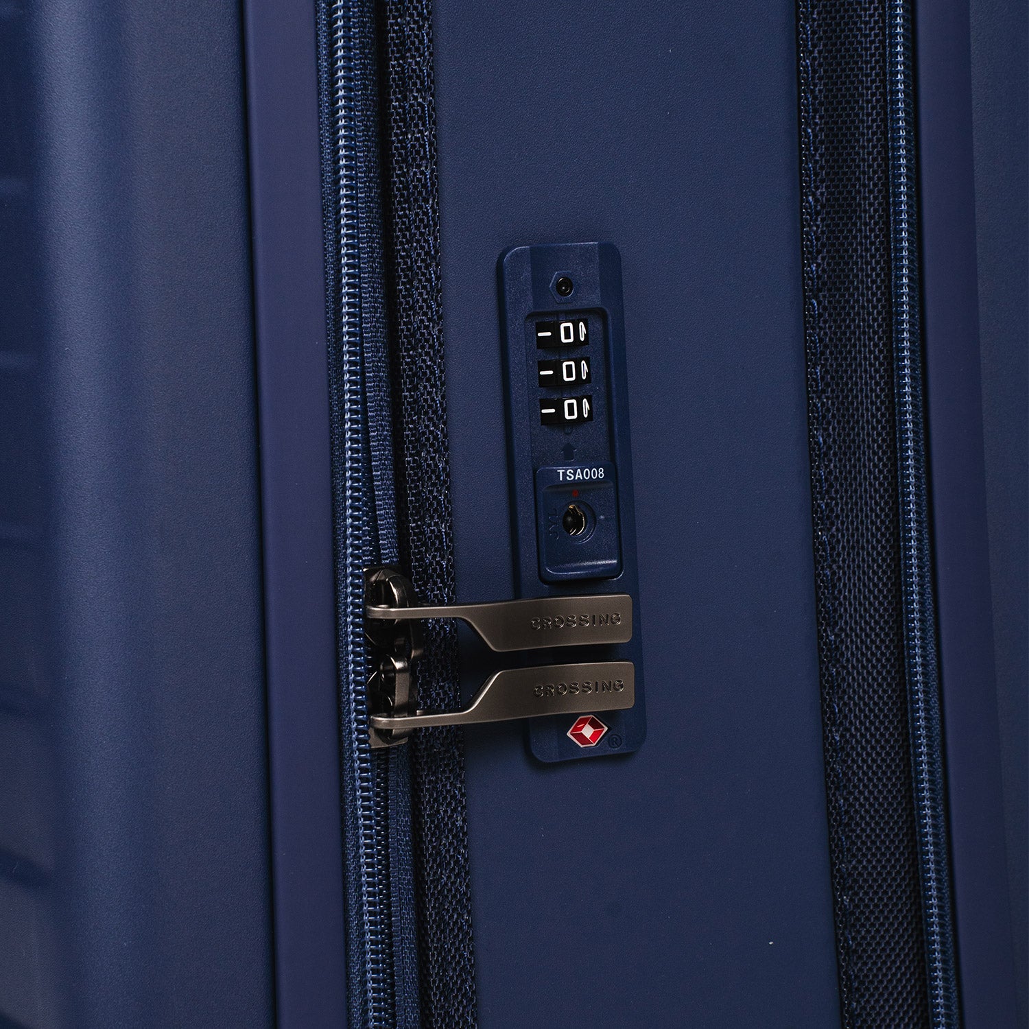 Crossing Ori Collapsible Polycarbonate Carry On 20" Luggage - Pewter