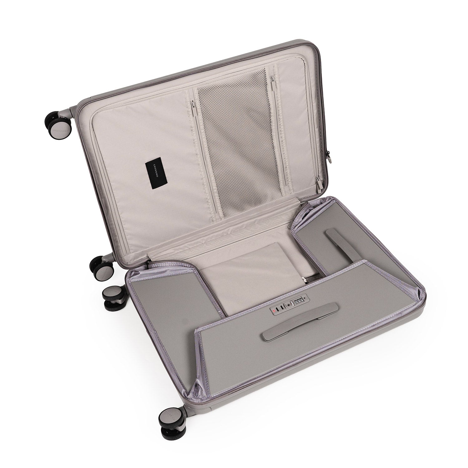 Crossing Ori Collapsible Polycarbonate Medium 26" Luggage - Latte