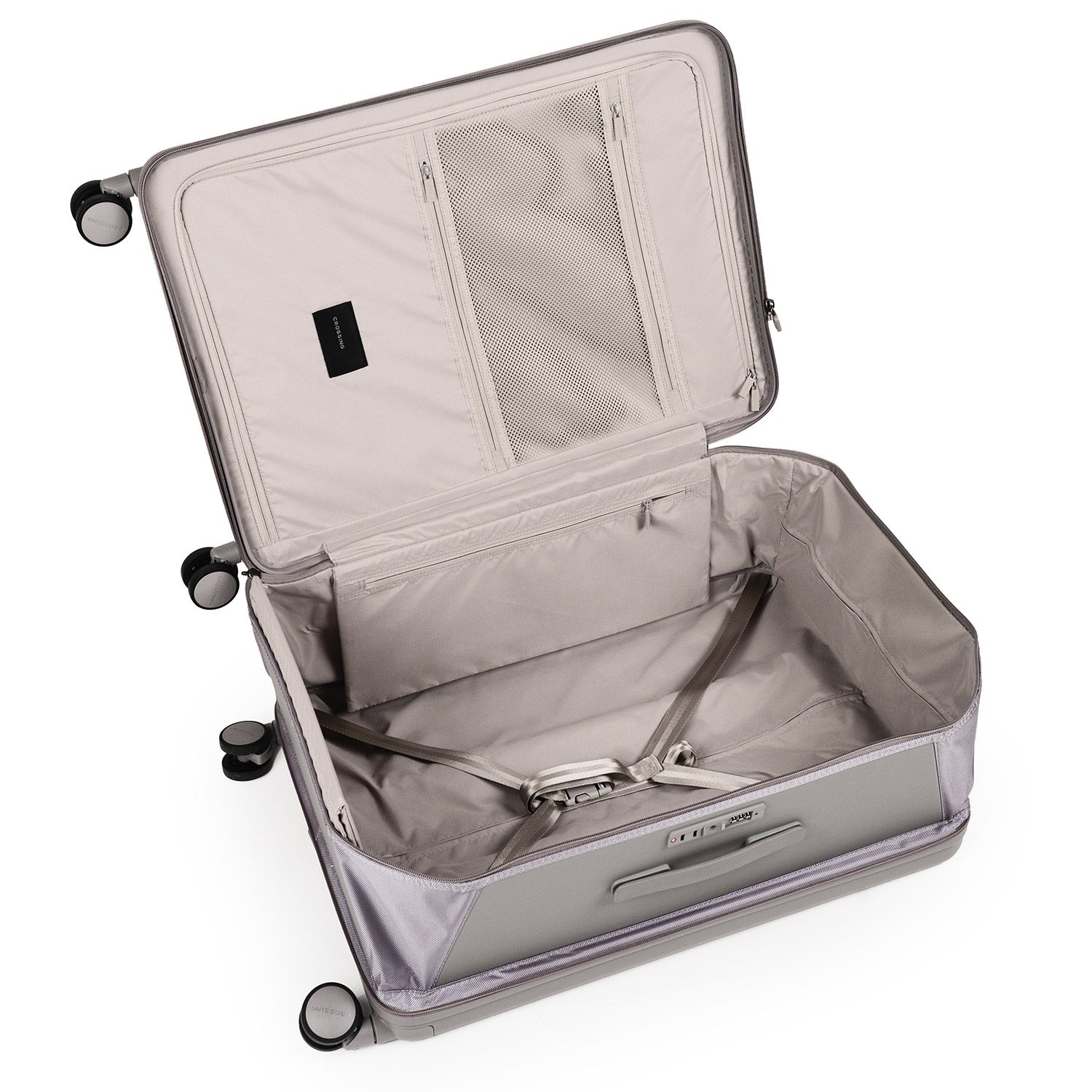 Crossing Ori Collapsible Polycarbonate Medium 26" Luggage - Latte