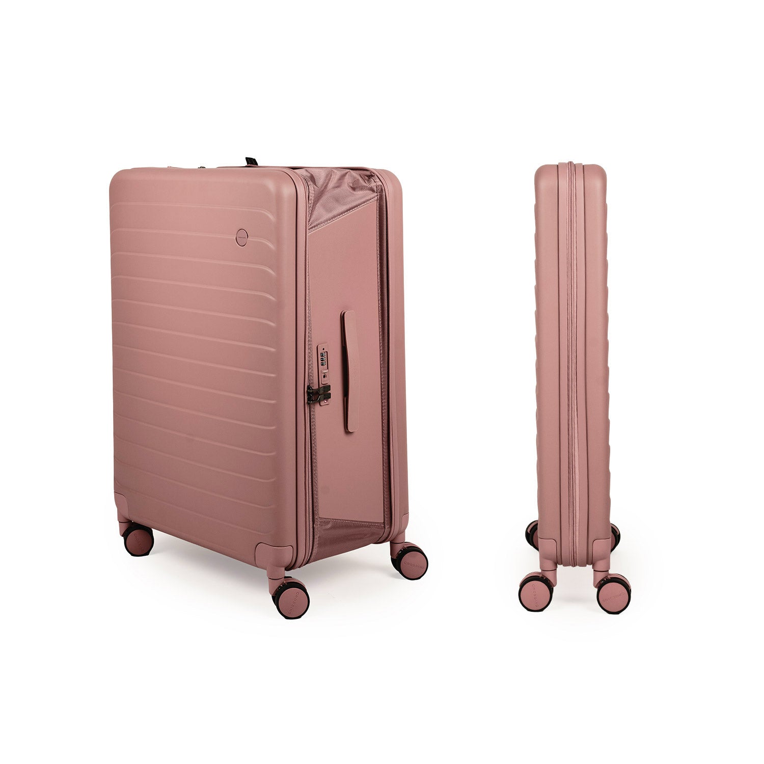 Crossing Ori Collapsible Polycarbonate Medium 26" Luggage - Rose Quartz