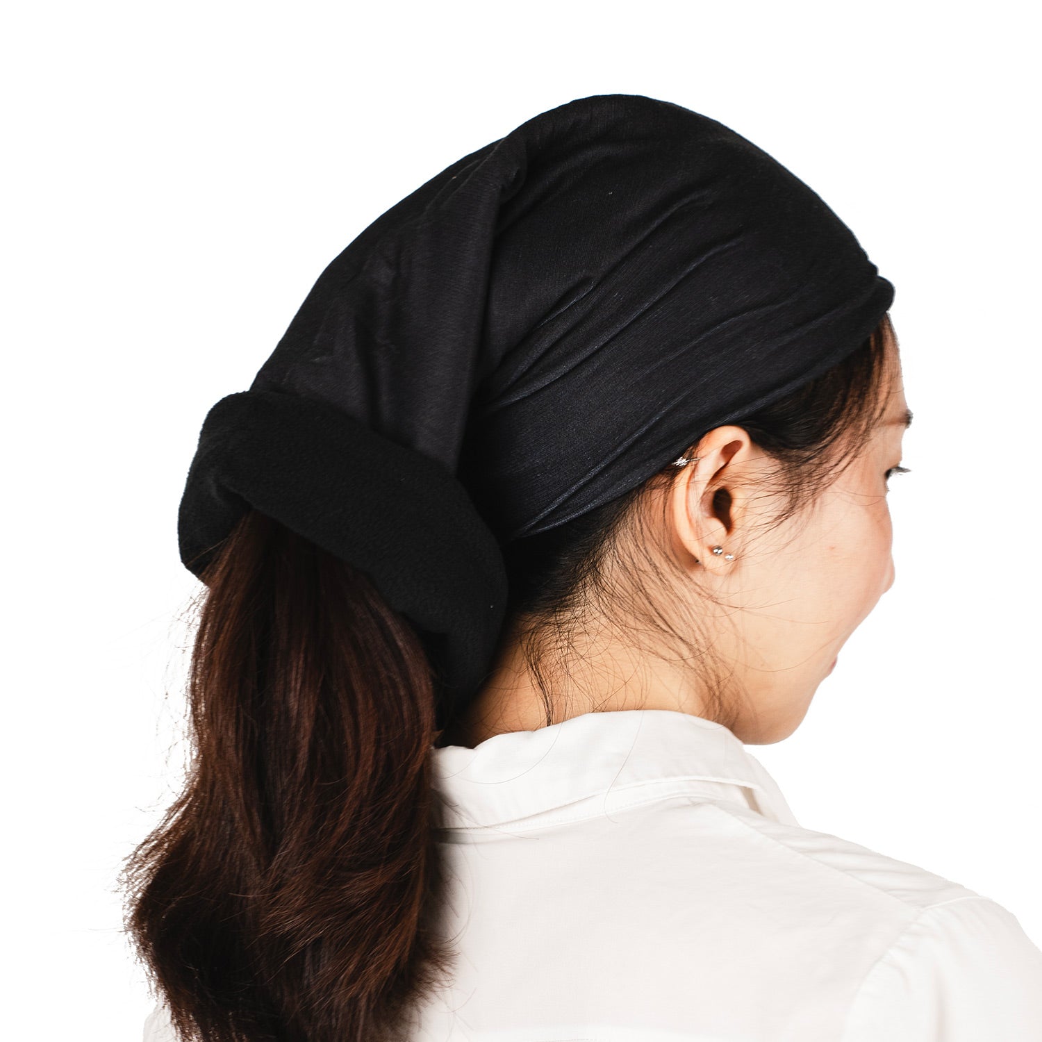 Crossing Polar Fleece Reversible Neck Warmer UPF 50+ Sun Protection - Black