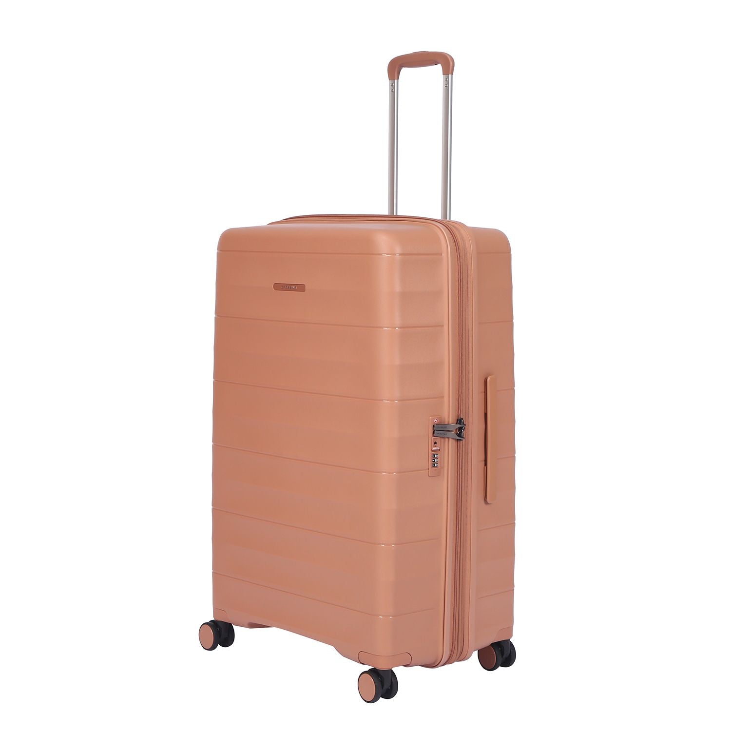 Crossing PRIM Polypropylene Large Expandable Luggage - Dusty Pink