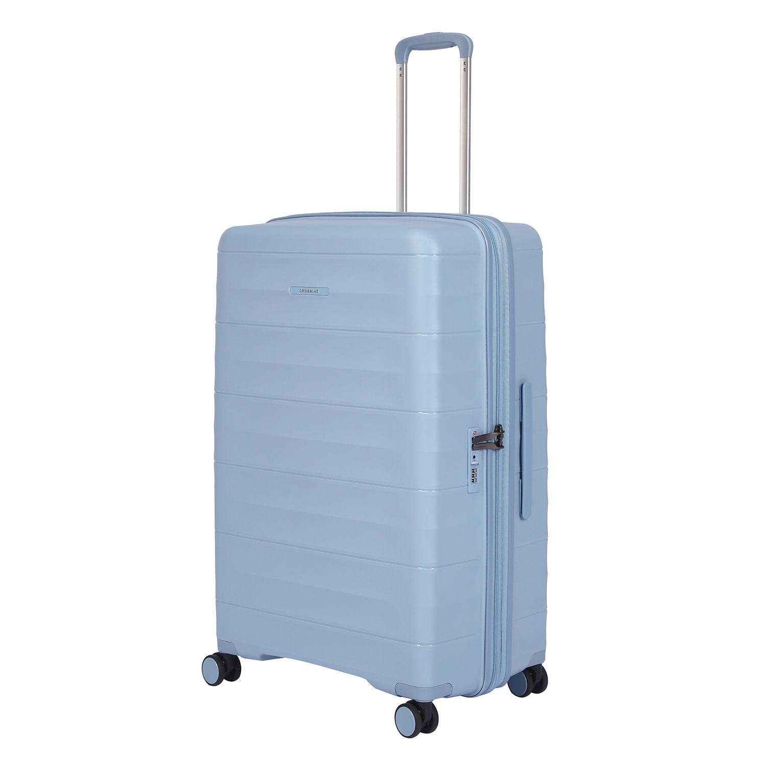 Crossing PRIM Polypropylene Large Expandable Luggage - Light Blue
