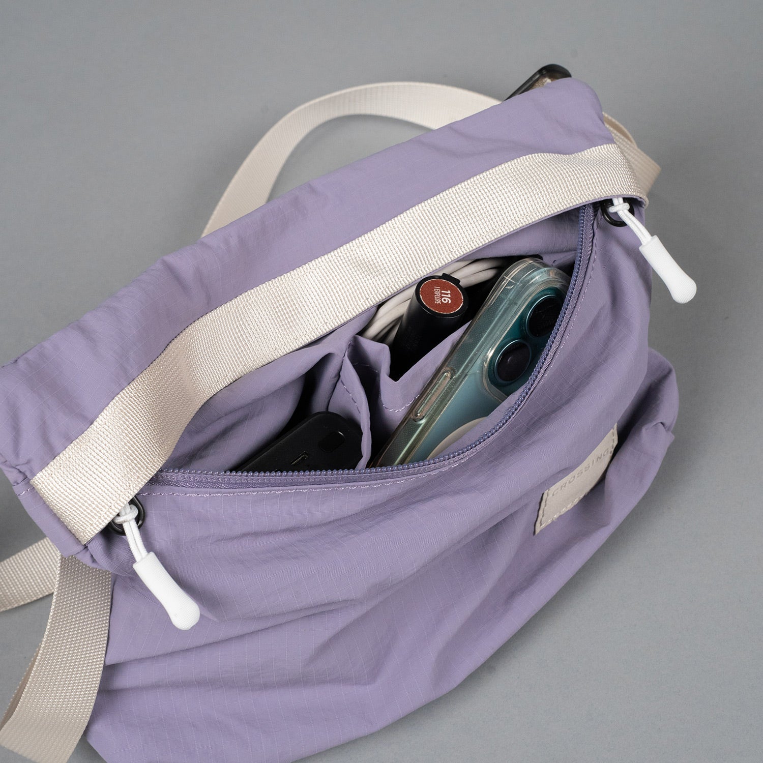 Crossing Remi Crossbody Bag - Lavender/Beige