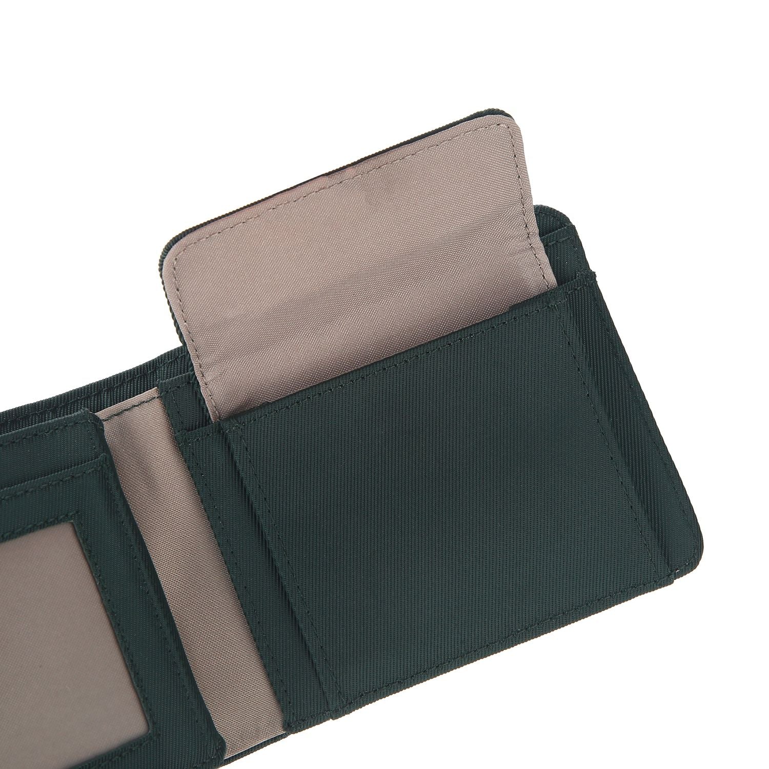 Crossing RFID Bifold Wallet with Coin Pocket & Card Flap V2 - Green