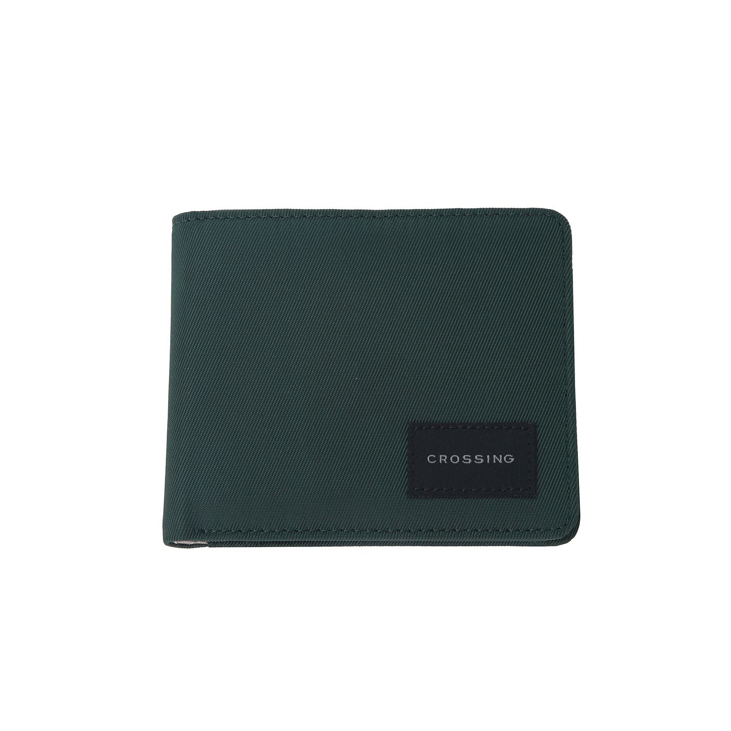 Crossing RFID Bifold Wallet with Coin Pocket V2 - Green