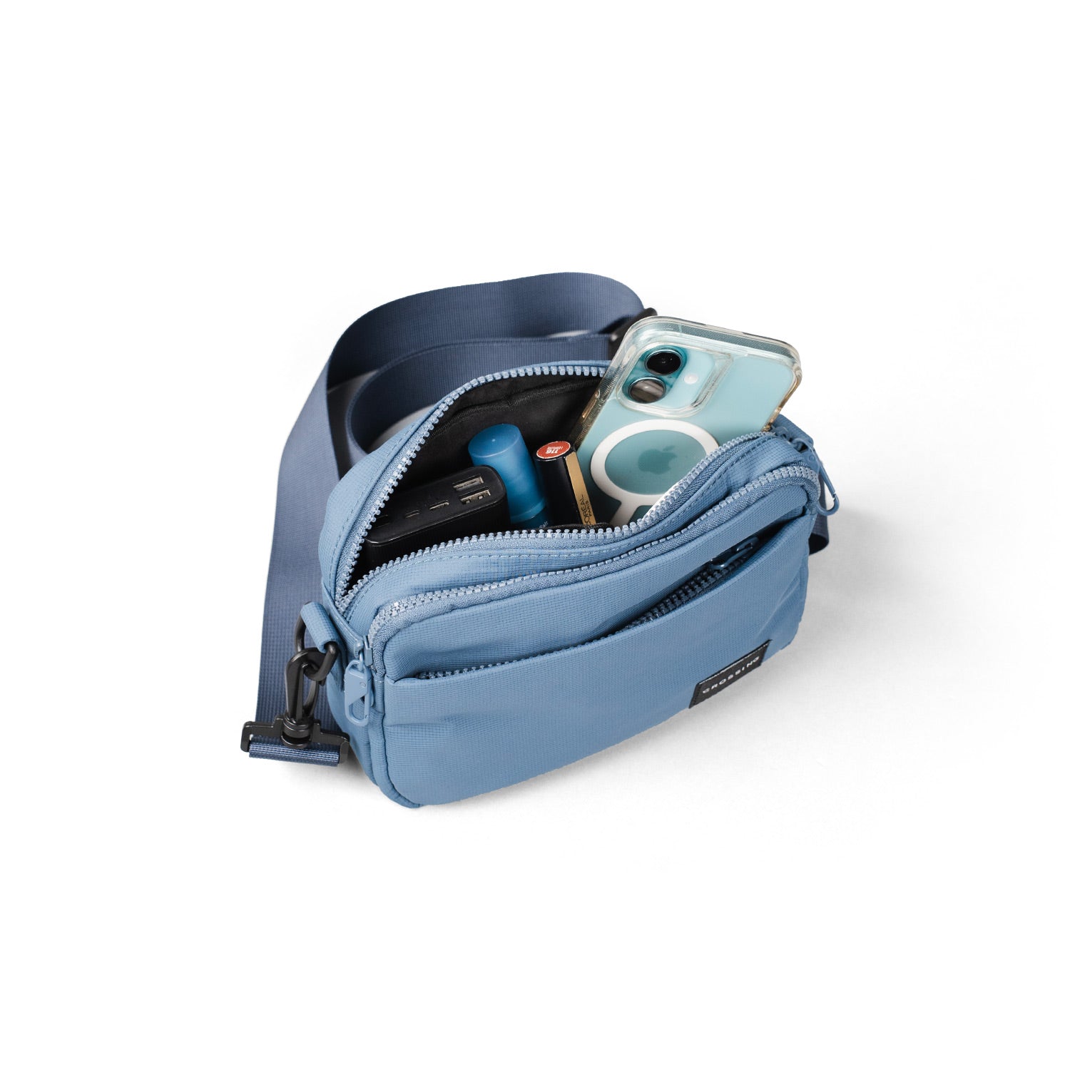 Crossing Sam Anti-Theft RFID Crossbody Bag - Navy