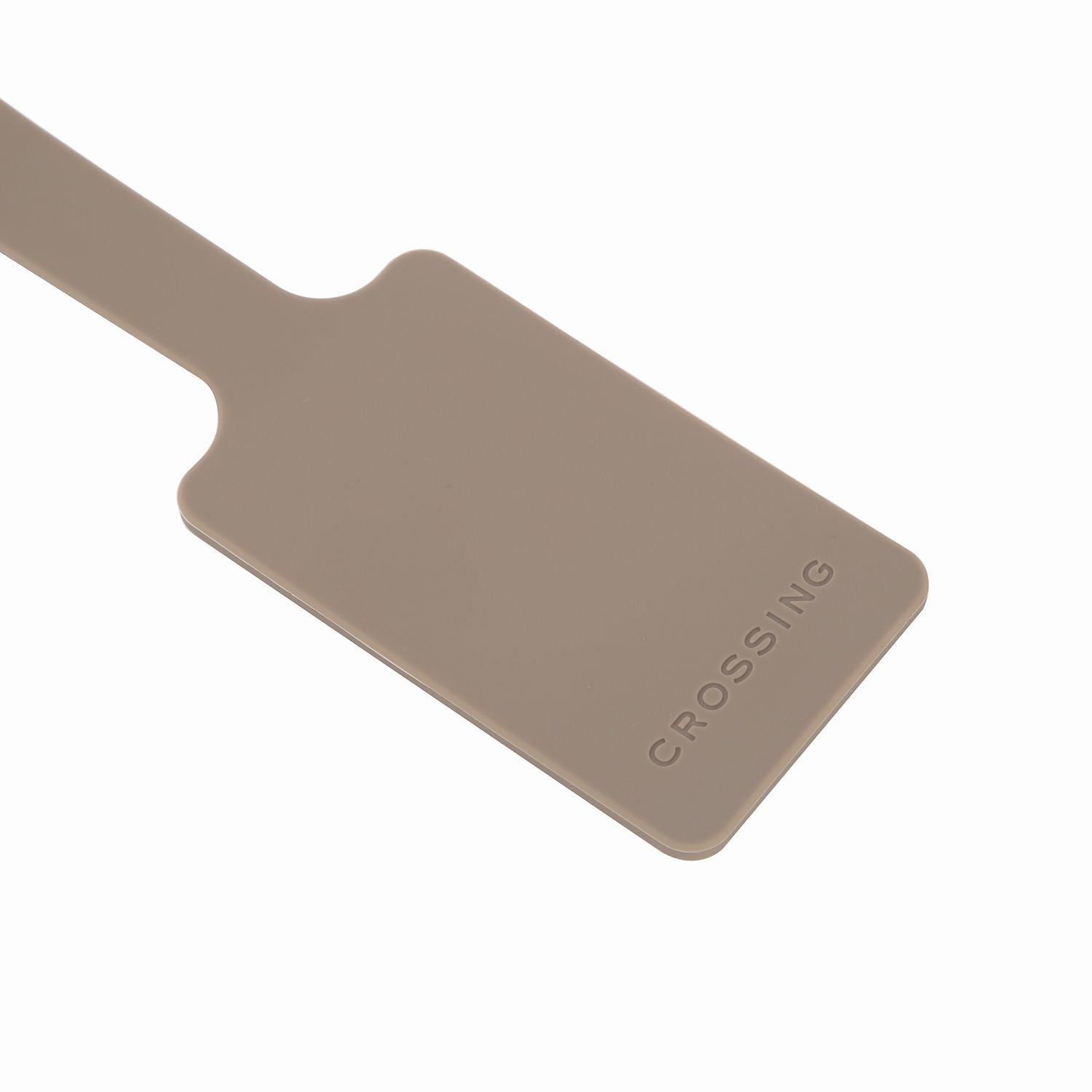 Crossing Silicone Luggage Tag - Cement Grey