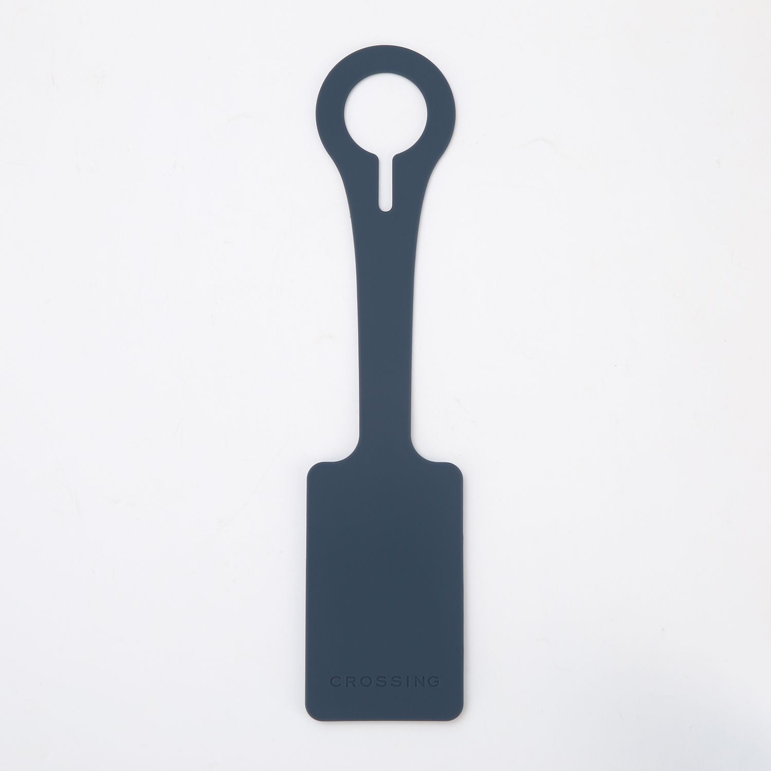 Crossing Silicone Luggage Tag - Charcoal Grey