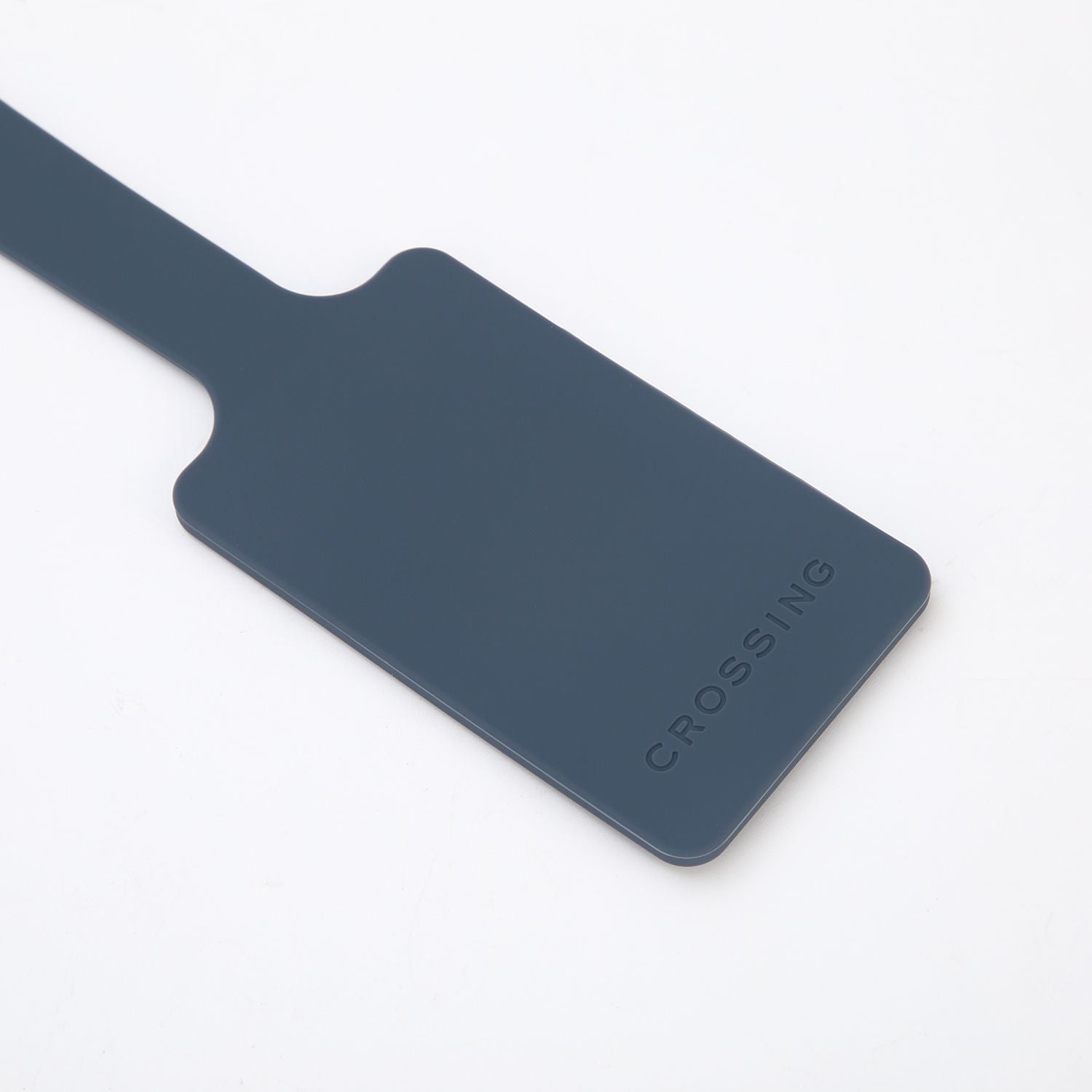 Crossing Silicone Luggage Tag - Charcoal Grey