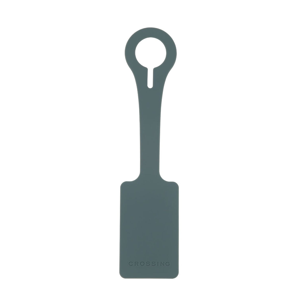 Crossing Silicone Luggage Tag - Forest Green