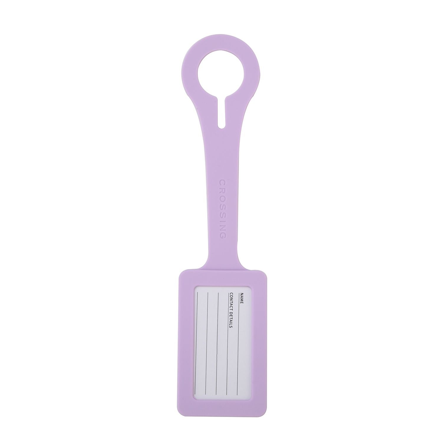 Crossing Silicone Luggage Tag - Lavender