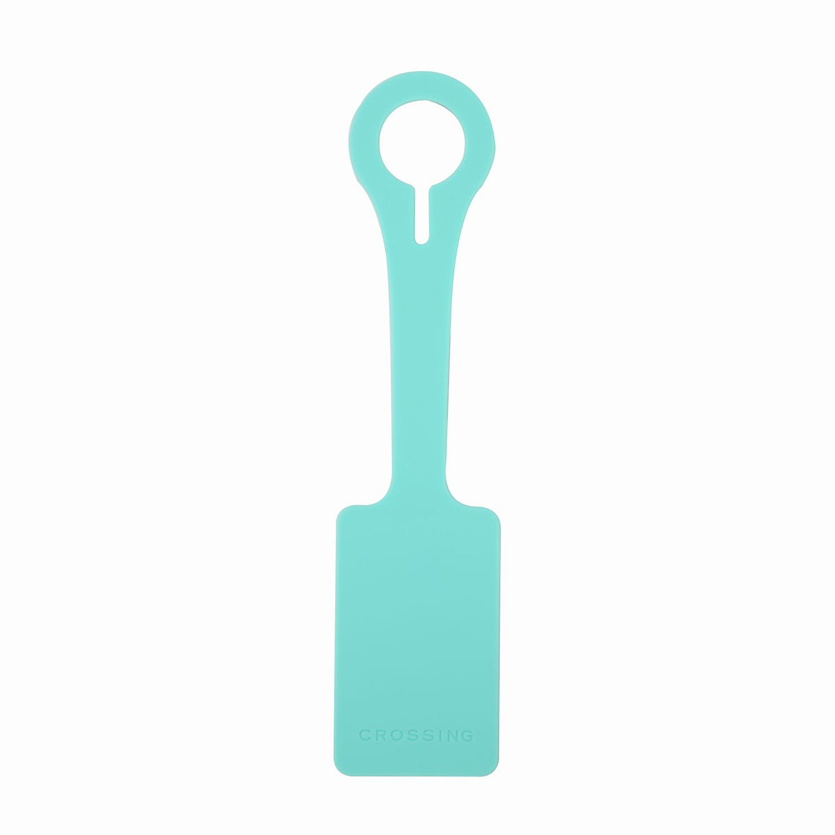 Crossing Silicone Luggage Tag - Neon Mint