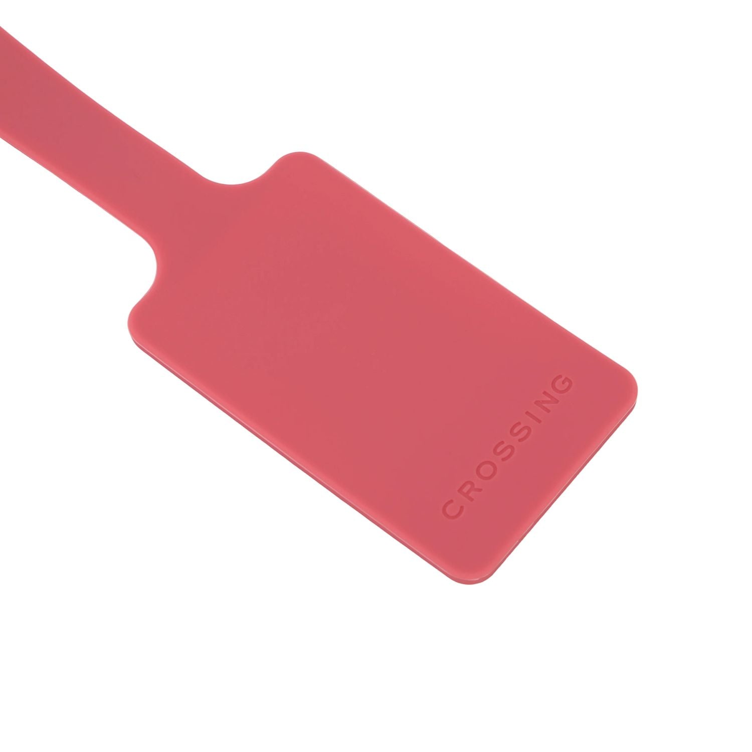 Crossing Silicone Luggage Tag - Strawberry Cream