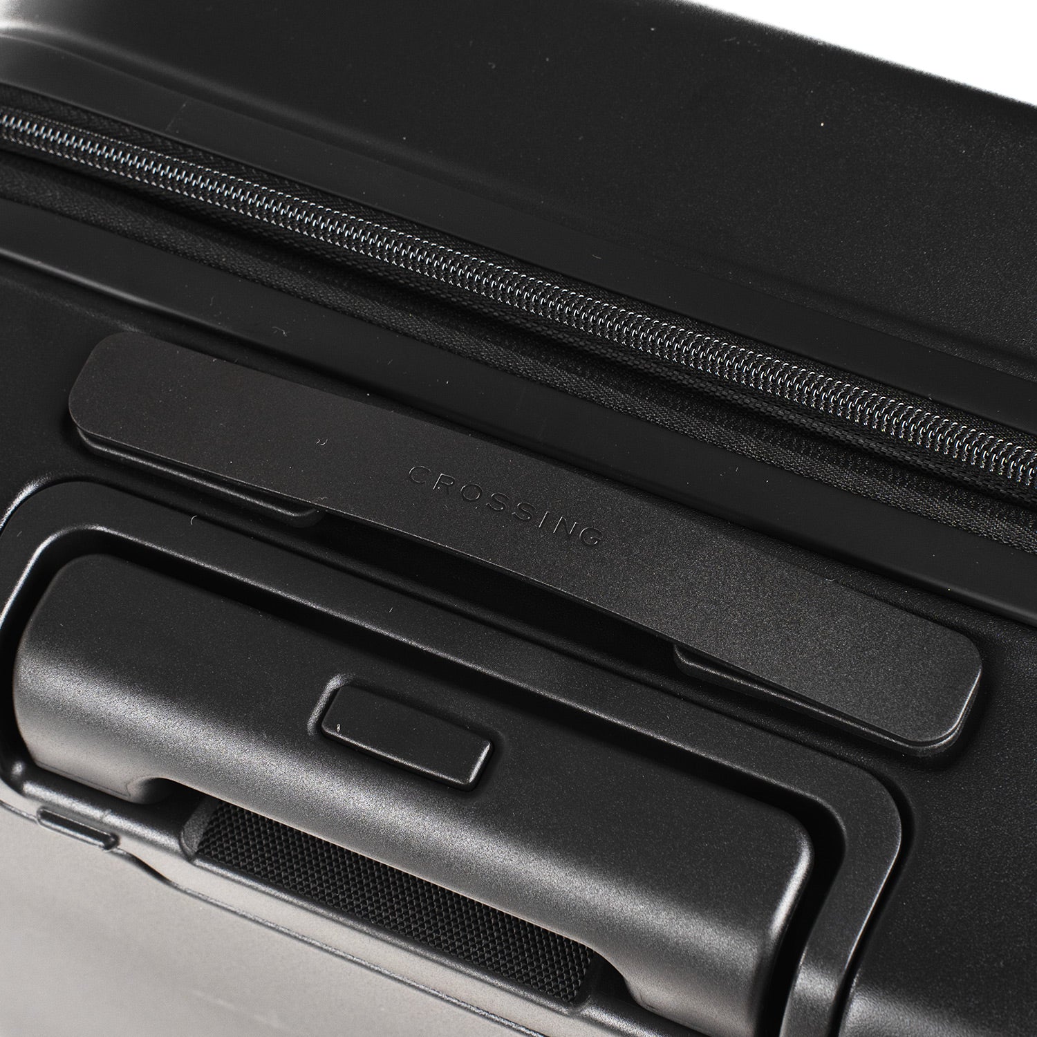 Crossing Stel Polycarbonate Carry On 20" Luggage - Black